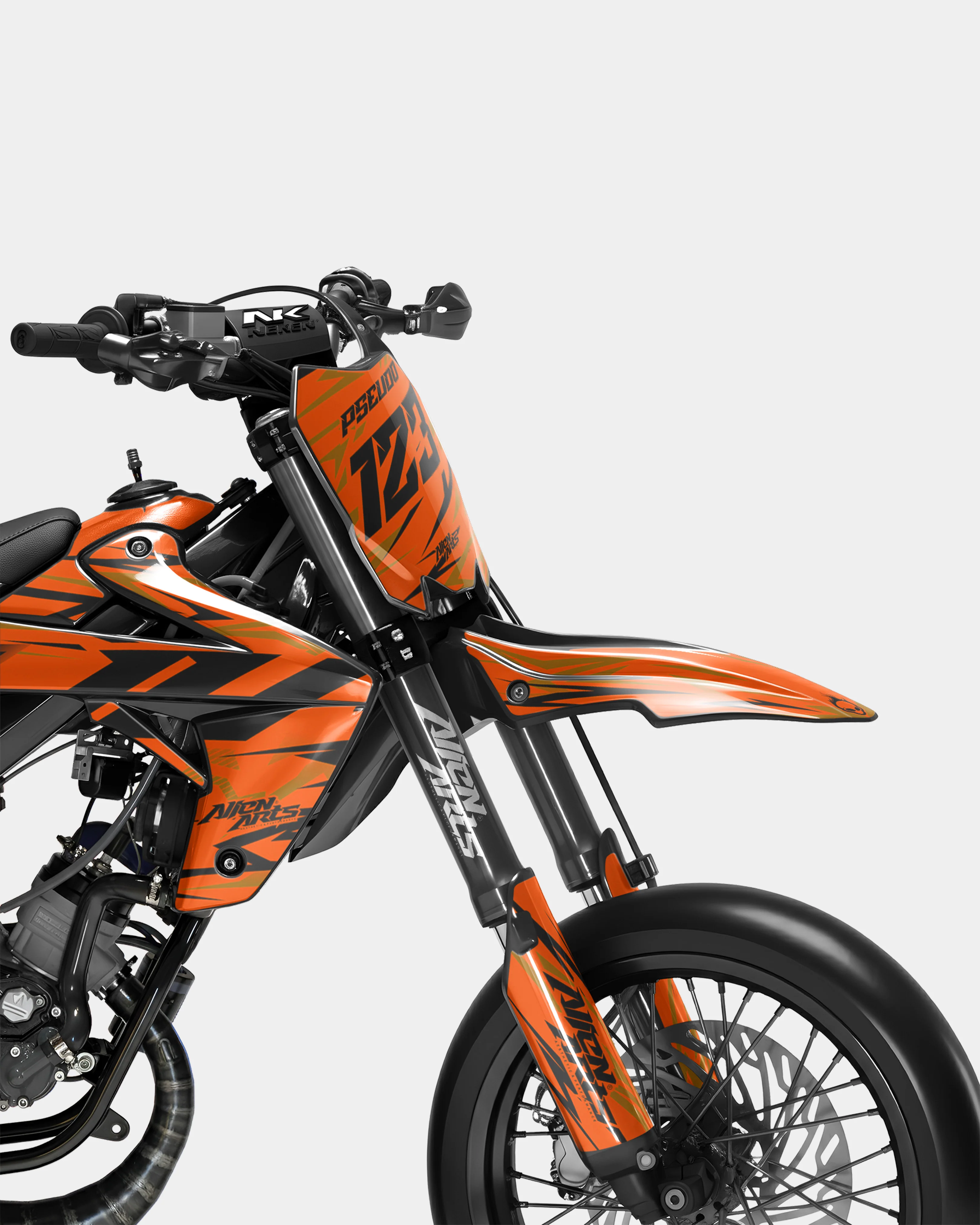 0RBIS - Kit deco RIEJU 50cc - Orange - Image 2