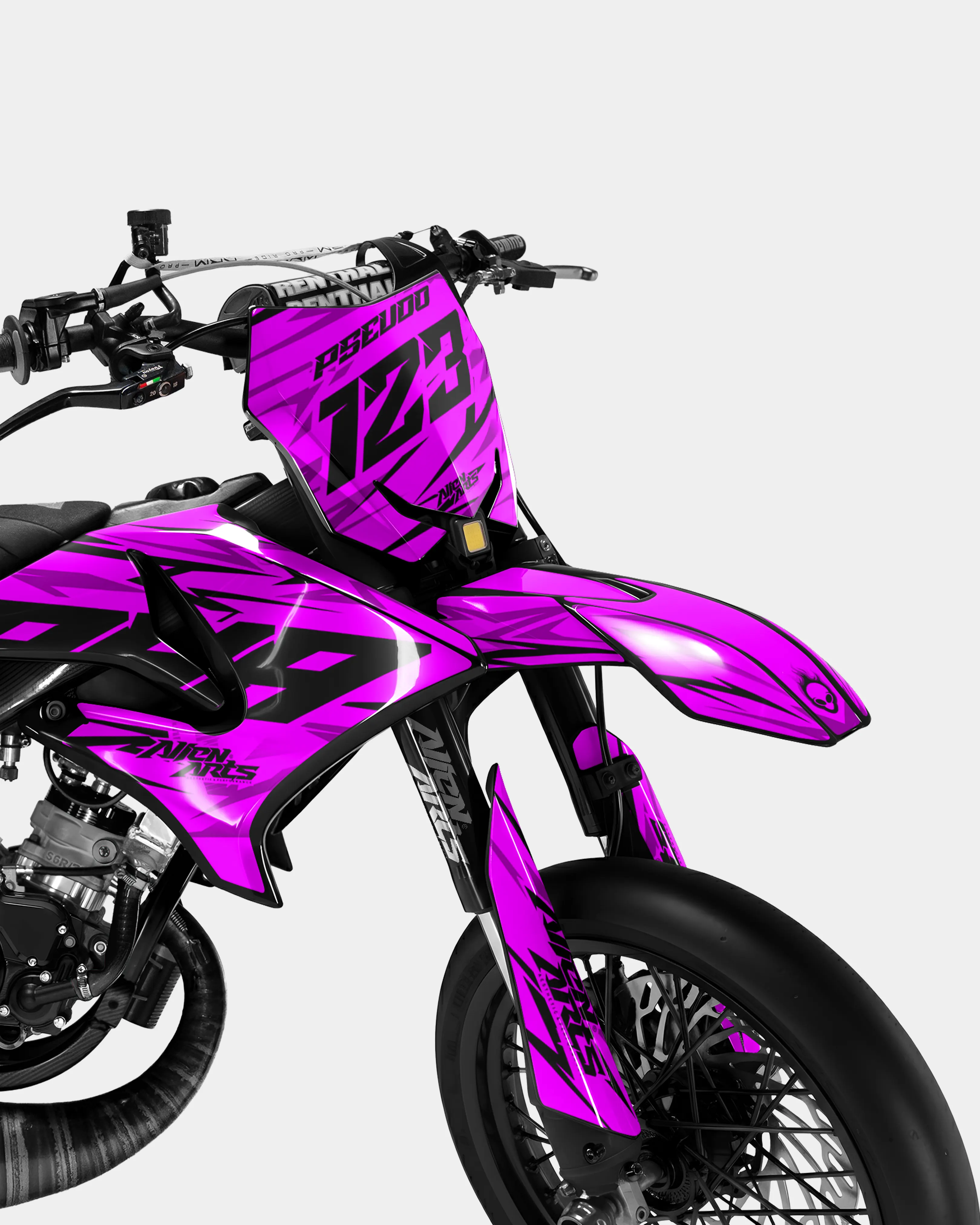0RBIS - Kit deco YAMAHA DT 50cc - Rose - Image 2