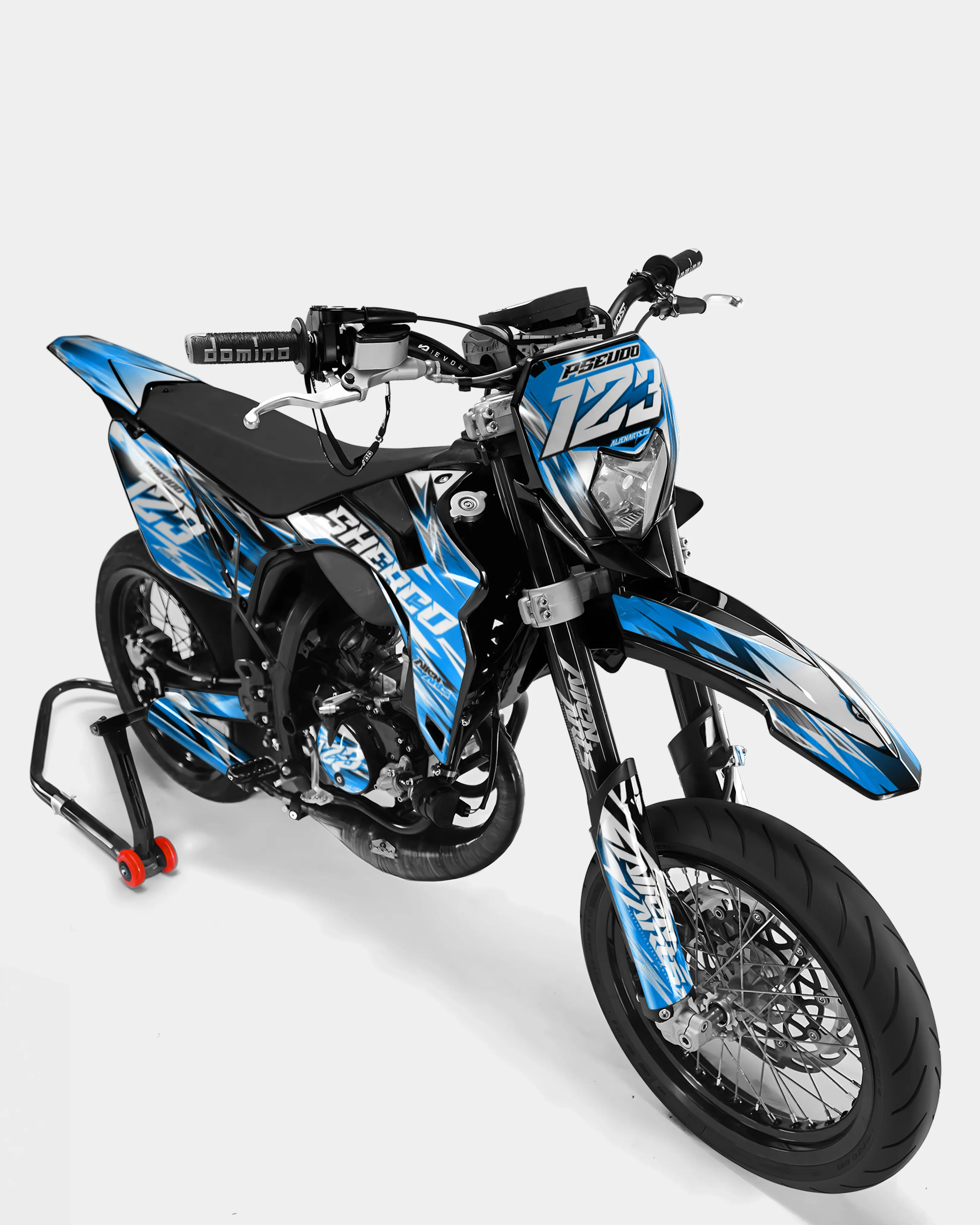 AUROPE - Kit deco SHERCO 50cc - Bleu - Image 2