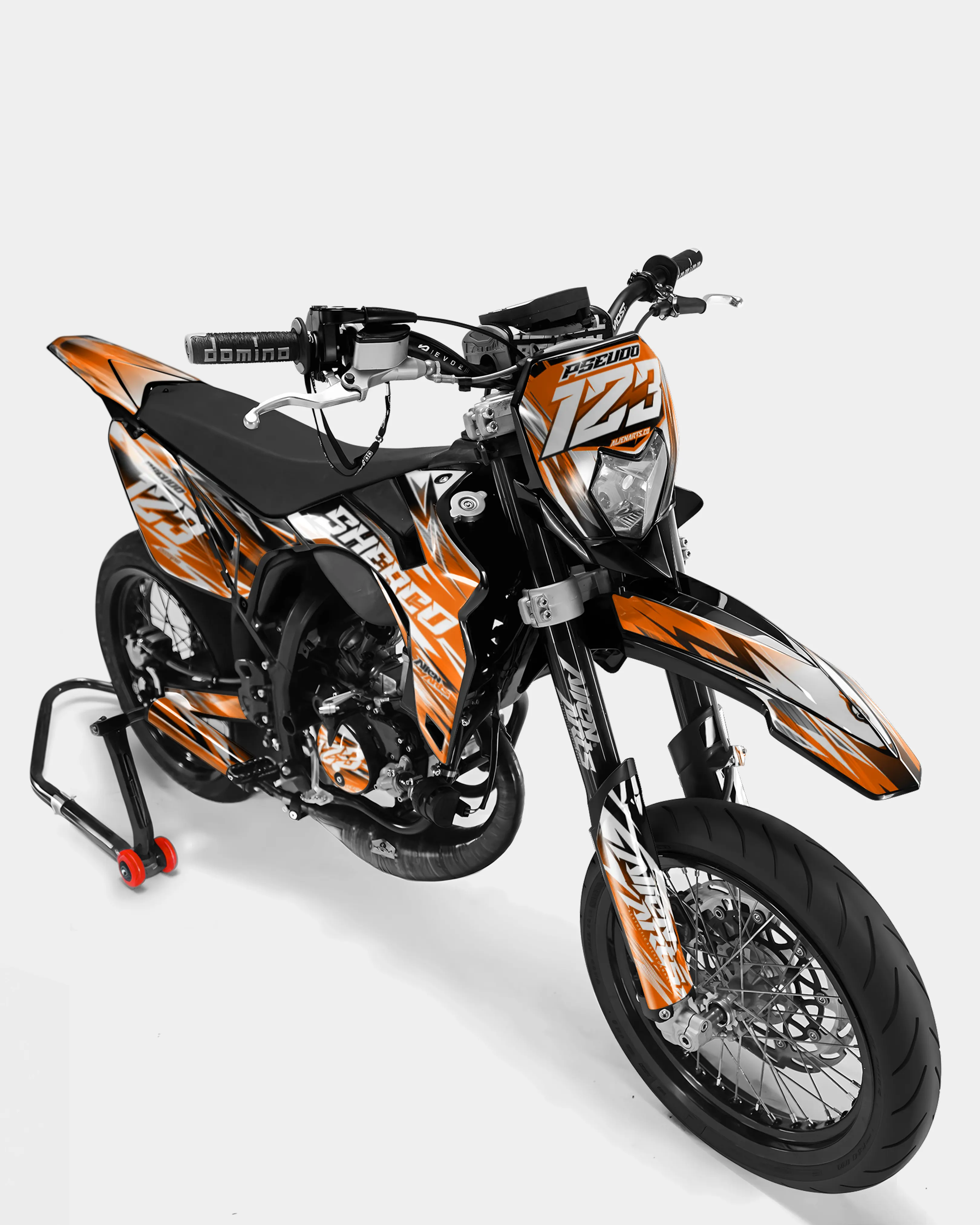 AUROPE - Kit deco SHERCO 50cc - Orange - Image 2