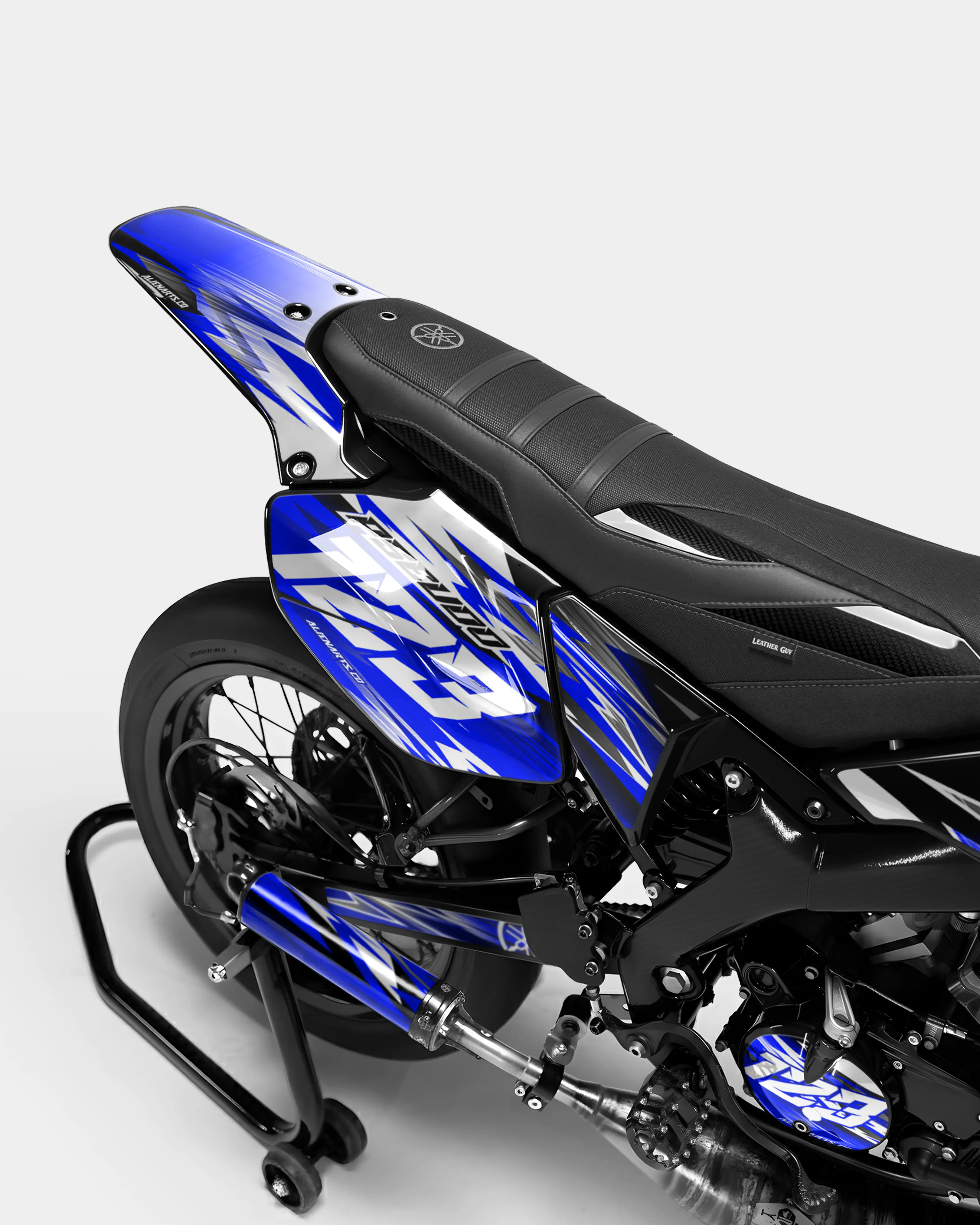 AUROPE - Kit deco YAMAHA DT 50cc - Bleu foncé - Image 3