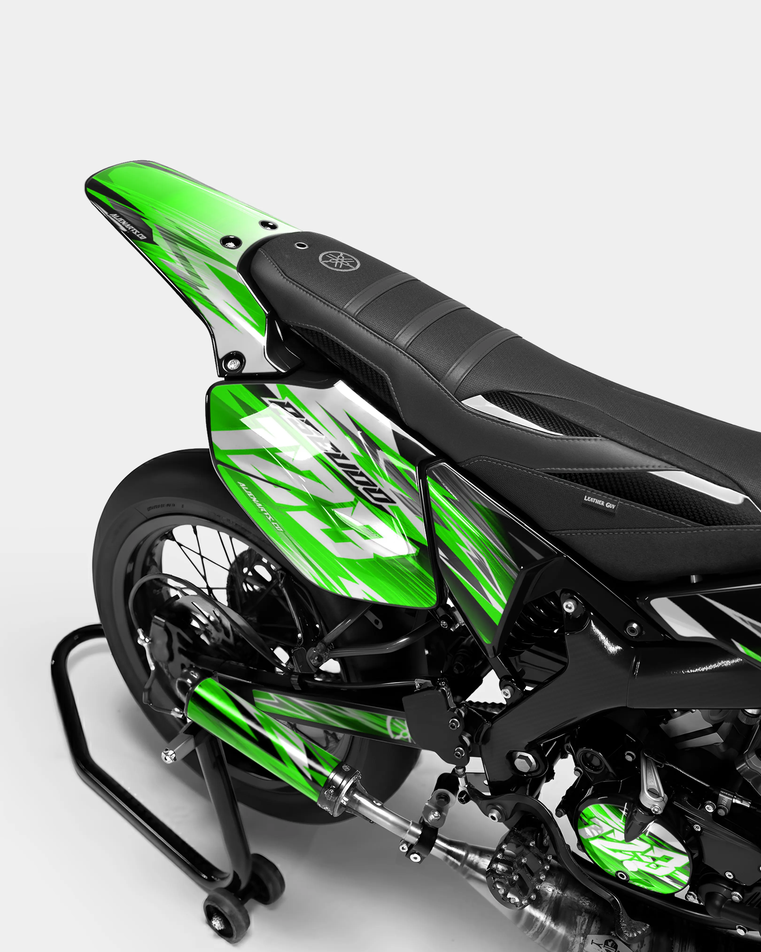 AUROPE - Kit deco YAMAHA DT 50cc - Vert - Image 3