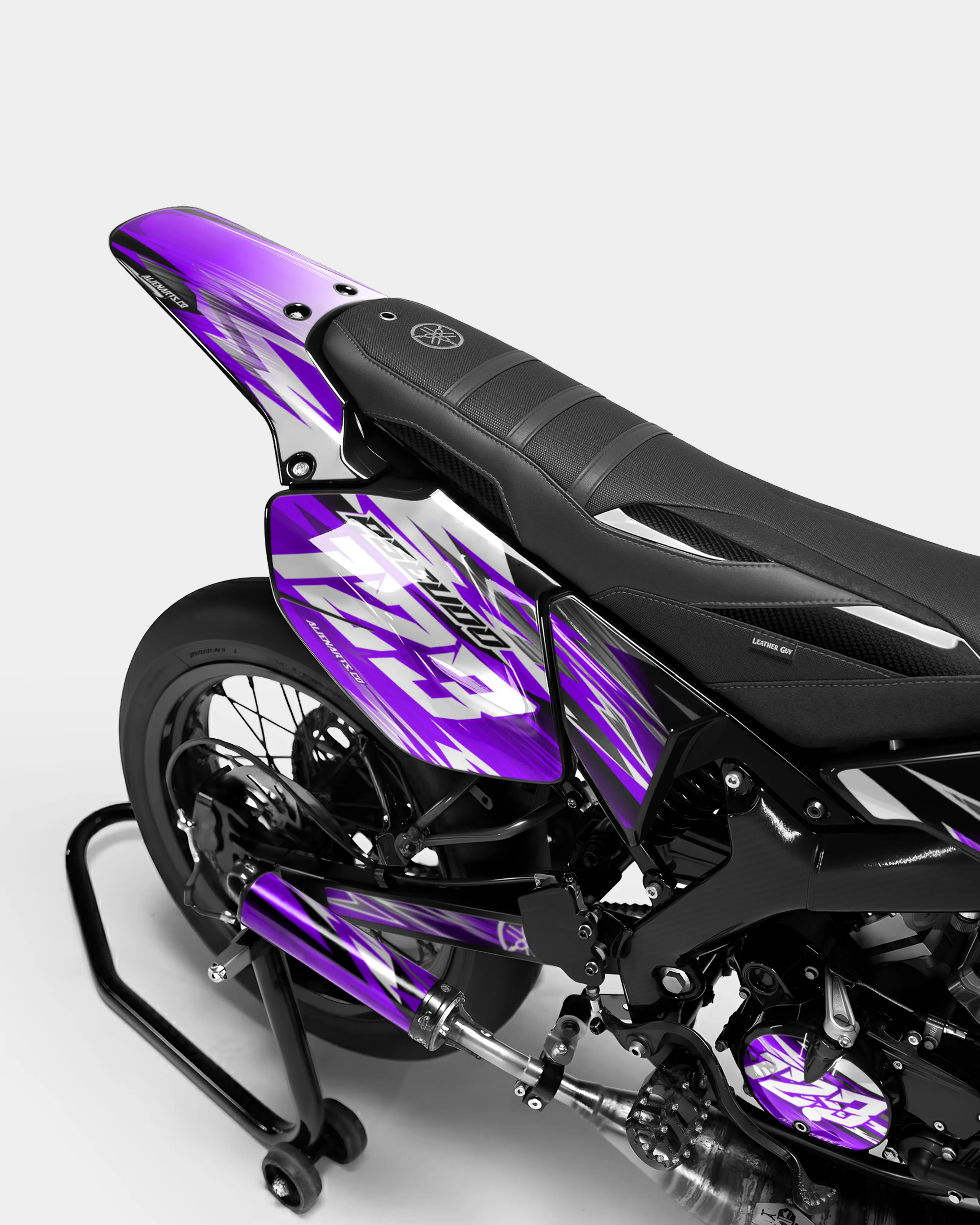 AUROPE - Kit deco YAMAHA DT 50cc - Violet - Image 3