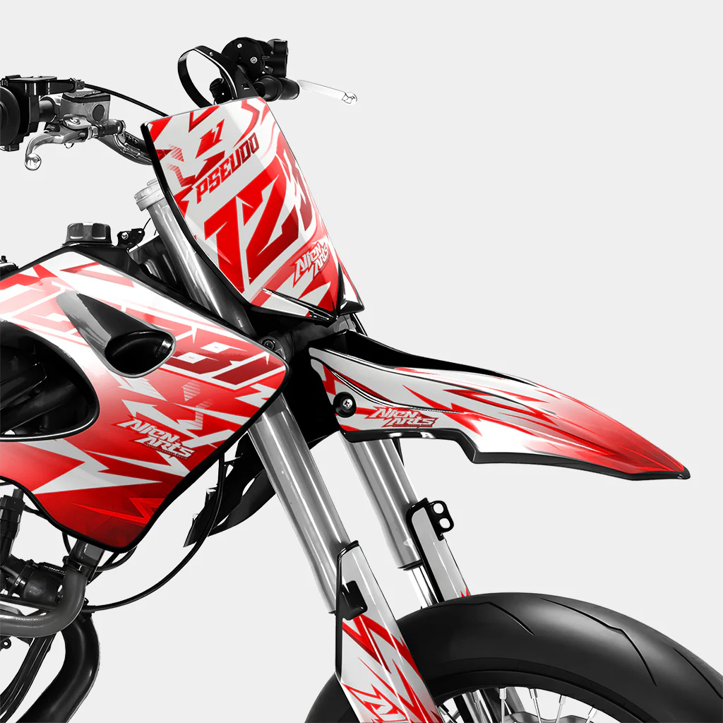 CALYPSO - Kit deco DERBI 50cc - Rouge - Image 2