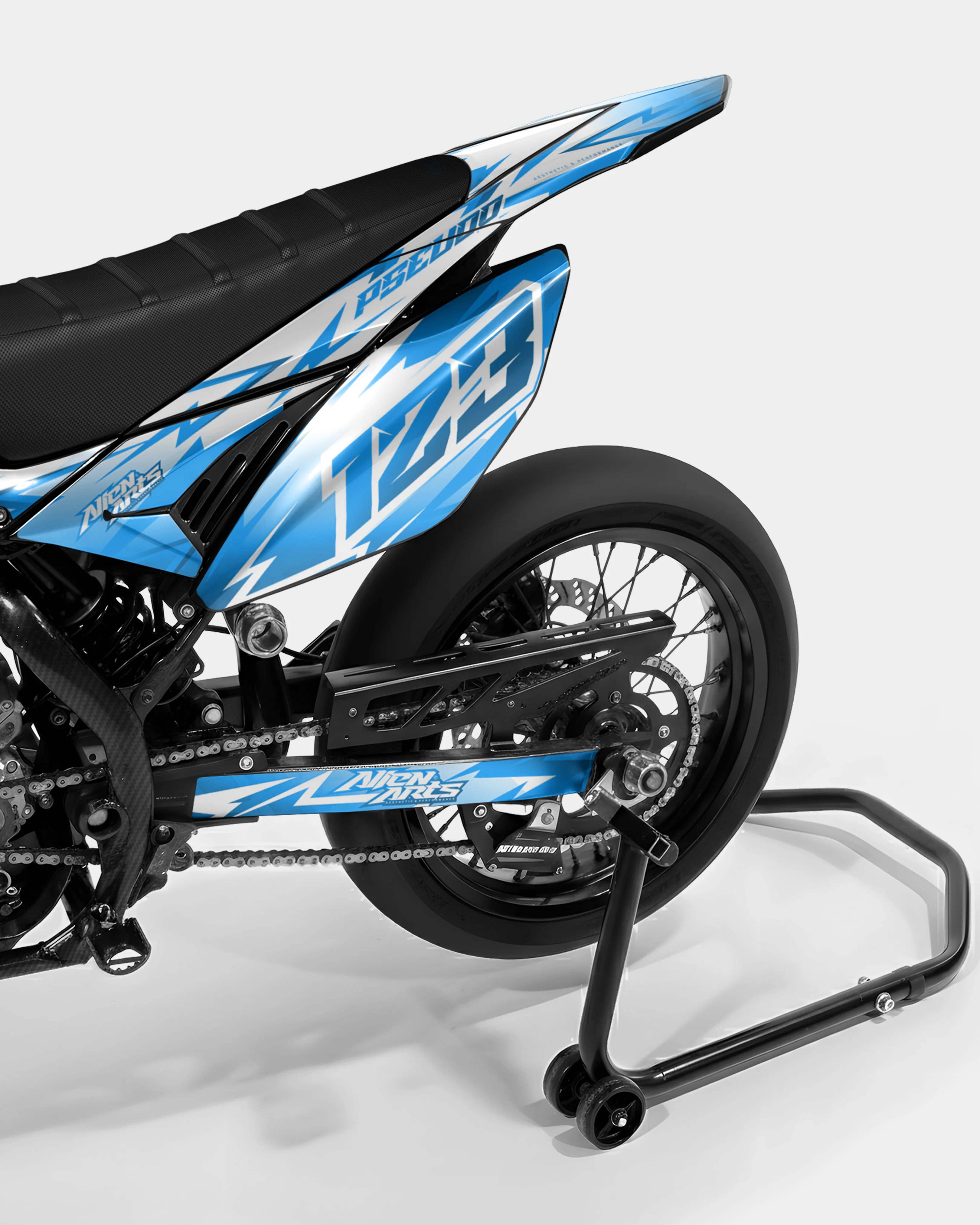 CALYPSO - Kit deco BETA 50cc - Bleu - Image 3