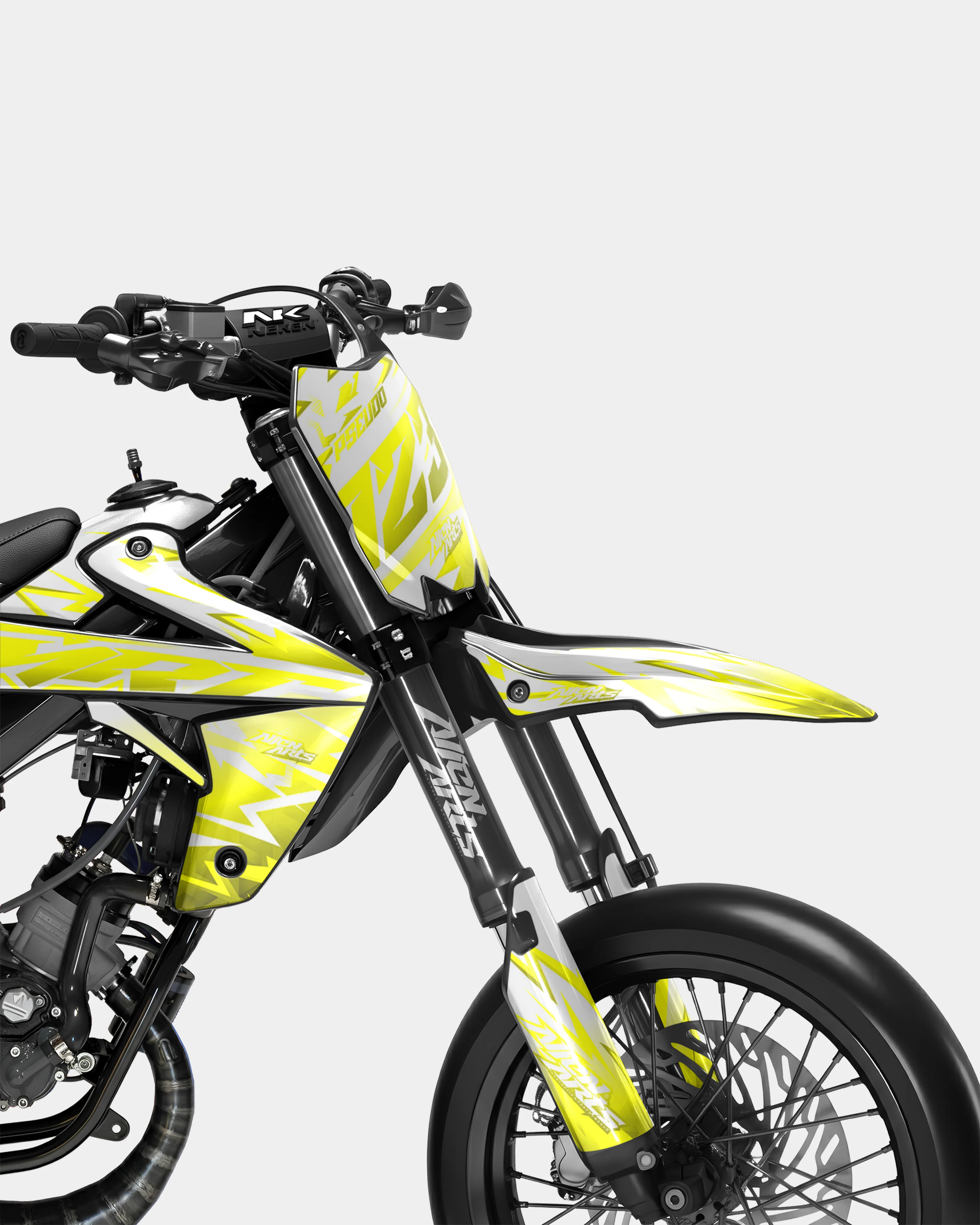 CALYPSO - Kit deco RIEJU 50cc - Jaune - Image 2