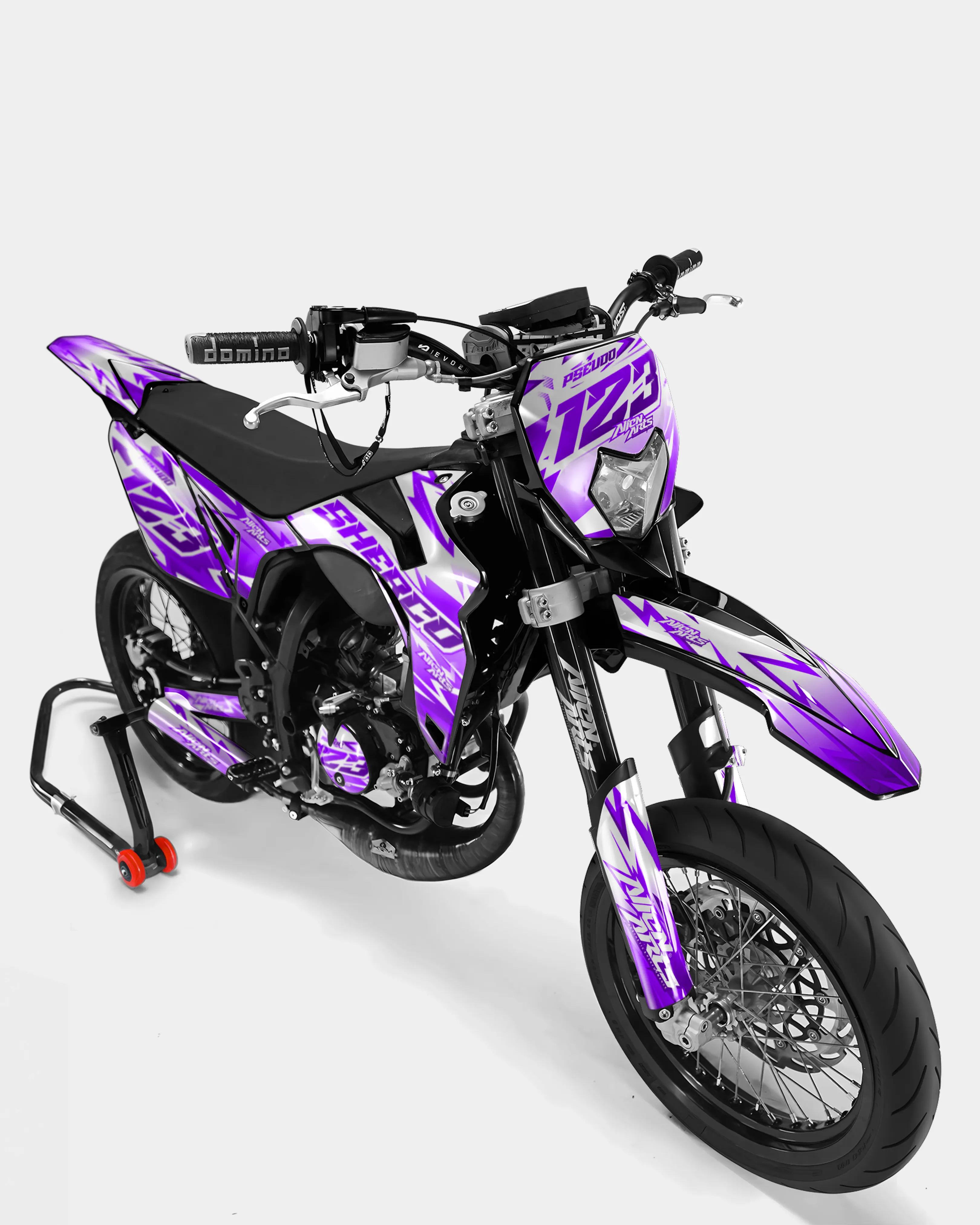 CALYPSO - Kit deco SHERCO 50cc - Violet - Image 2