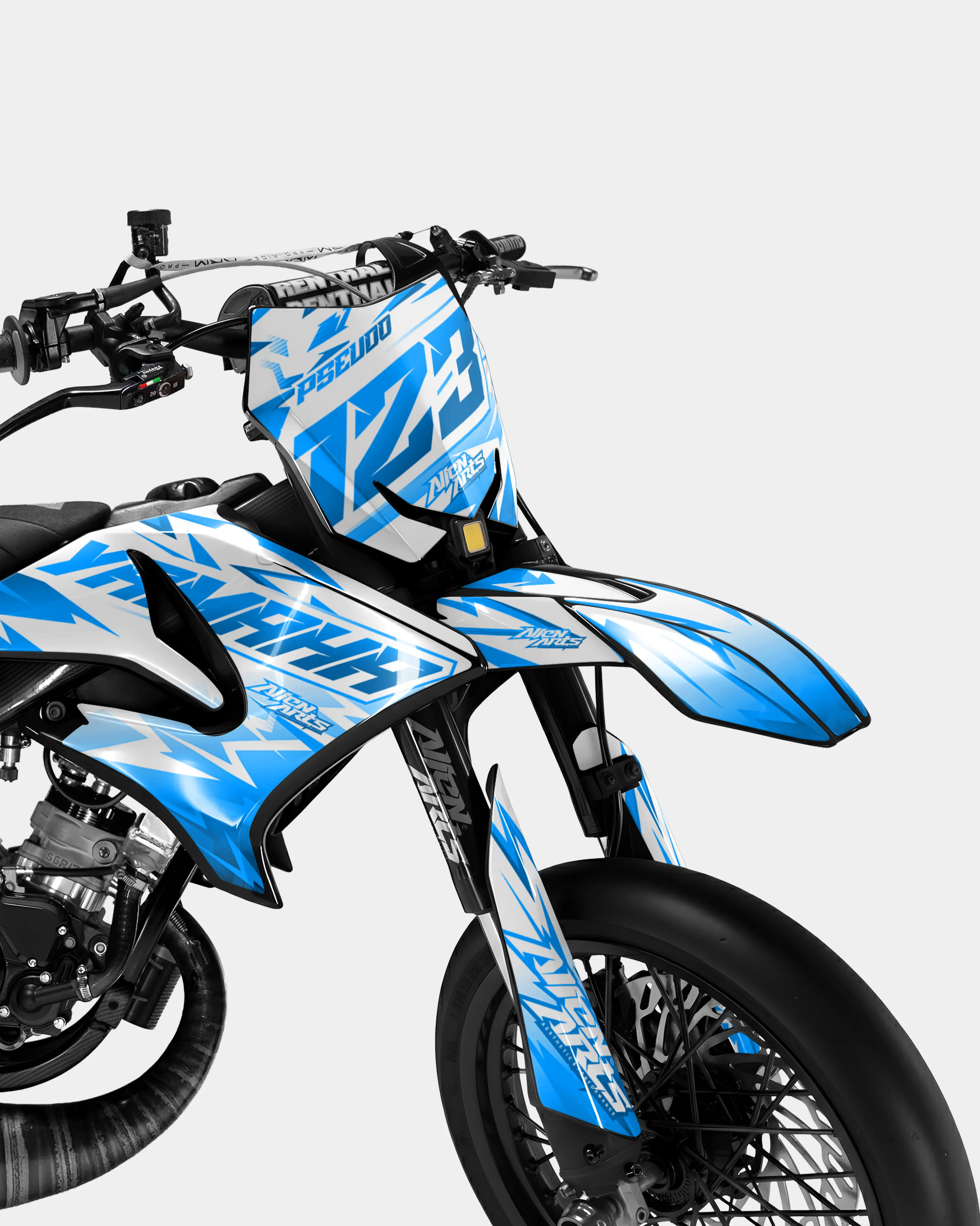 CALYPSO - Kit deco YAMAHA DT 50cc - Bleu - Image 2