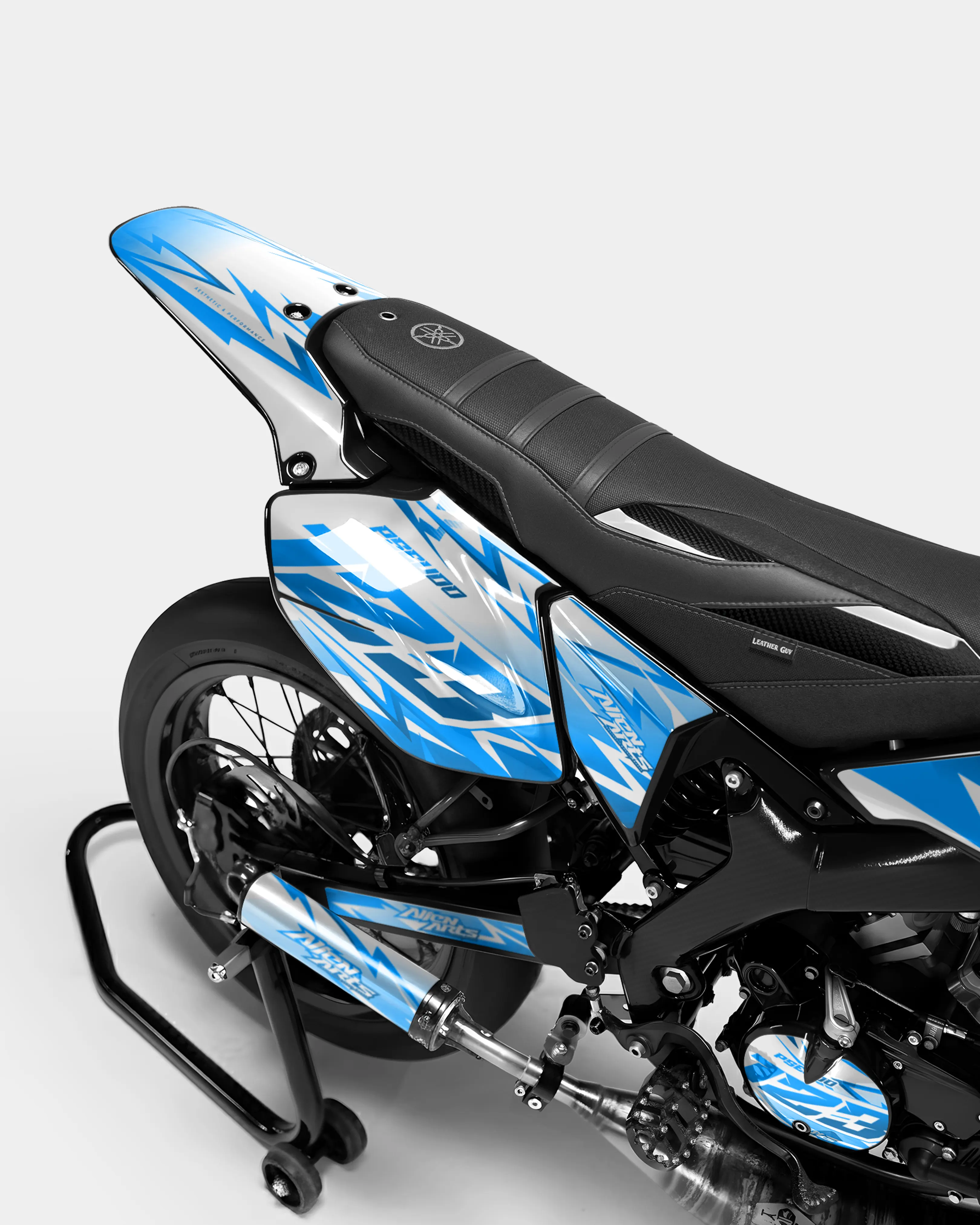 CALYPSO - Kit deco YAMAHA DT 50cc - Bleu - Image 3
