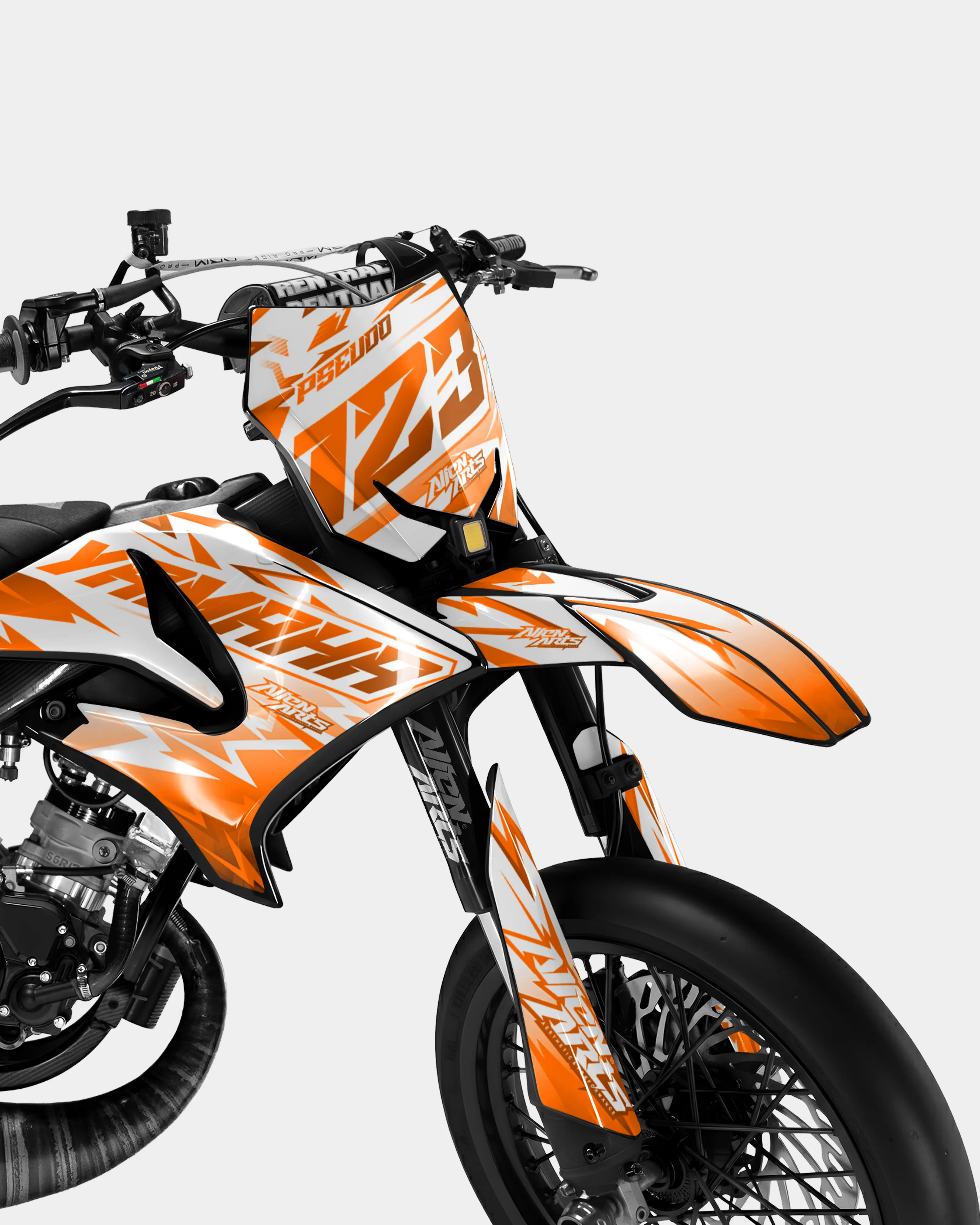 CALYPSO - Kit deco YAMAHA DT 50cc - Orange - Image 2