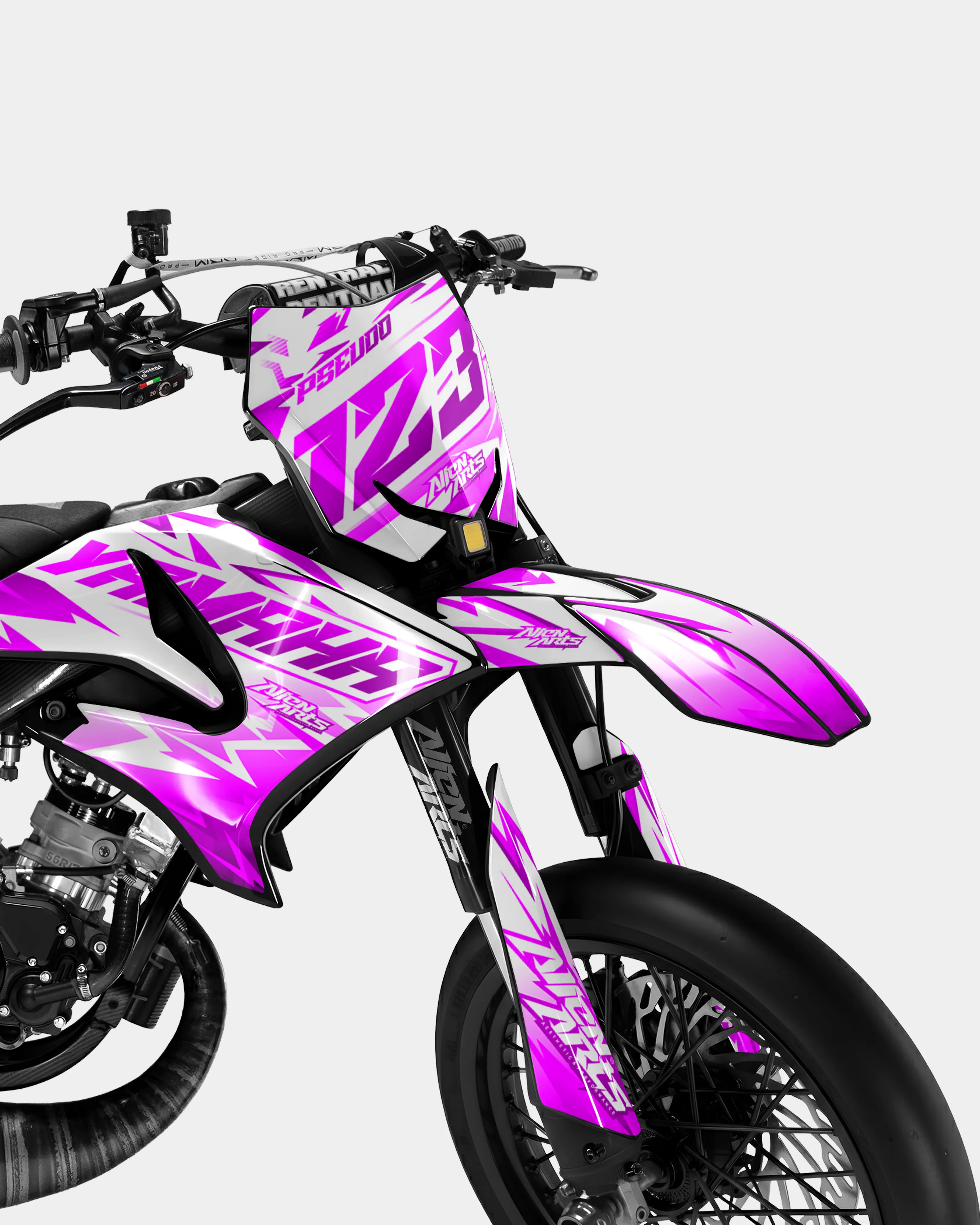CALYPSO - Kit deco YAMAHA DT 50cc - Rose - Image 2