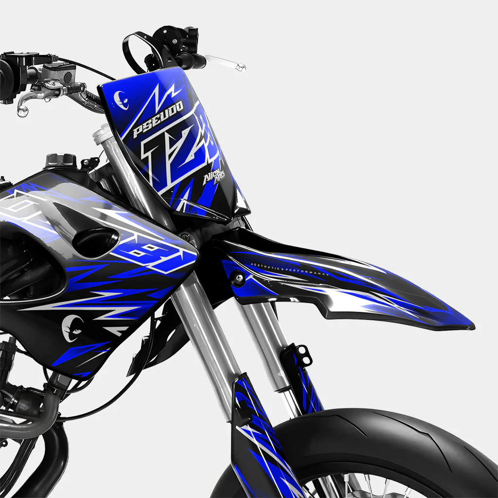 CIEL - Kit deco DERBI 50cc - Bleu Foncé - Image 2