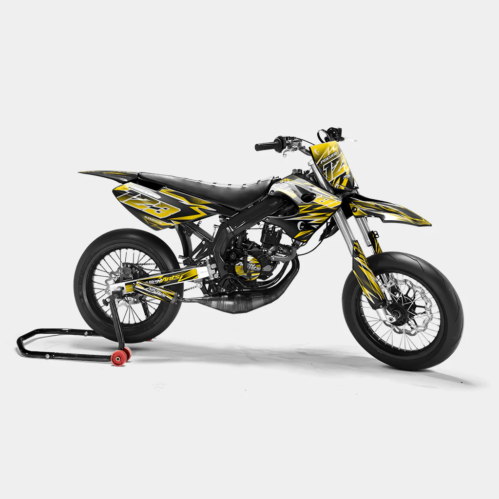 CIEL - Kit deco DERBI 50cc - Jaune Foncé