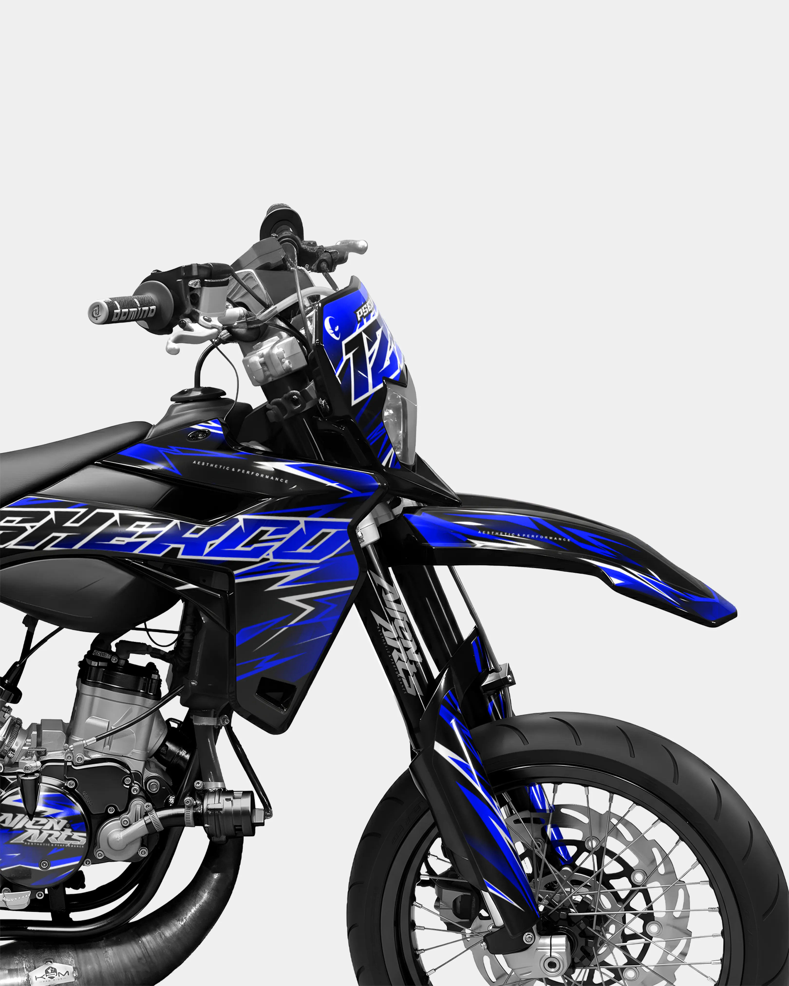 CIEL - Kit deco SHERCO 50cc - Bleu foncé - Image 3