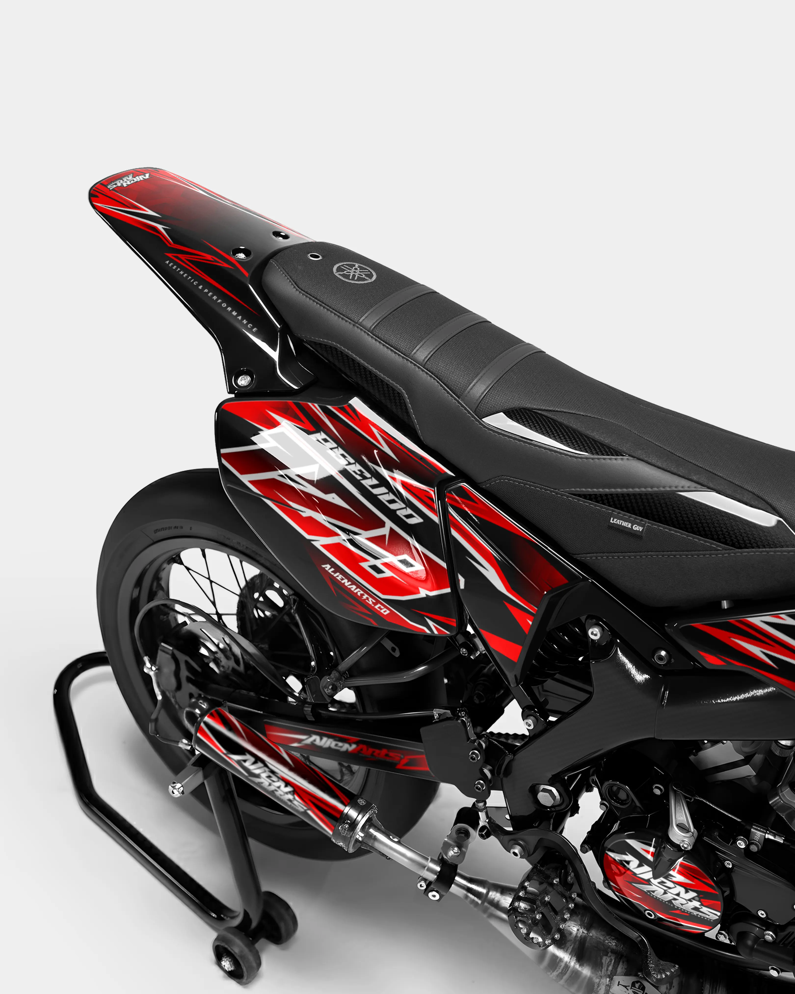 CIEL - Kit deco YAMAHA DT 50cc - Rouge - Image 3