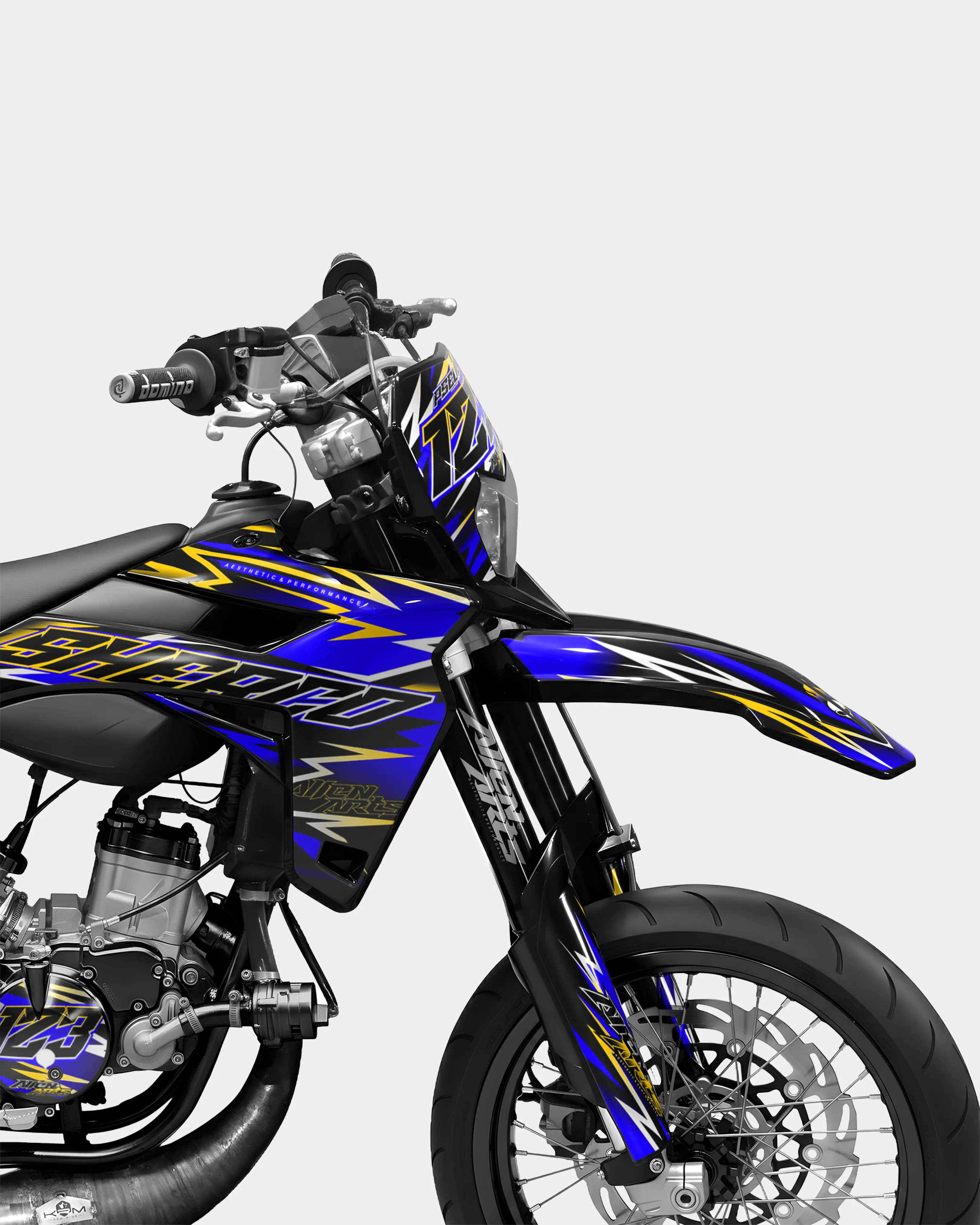 ECLAT - Kit deco SHERCO 50cc - Bleu foncé - Image 3
