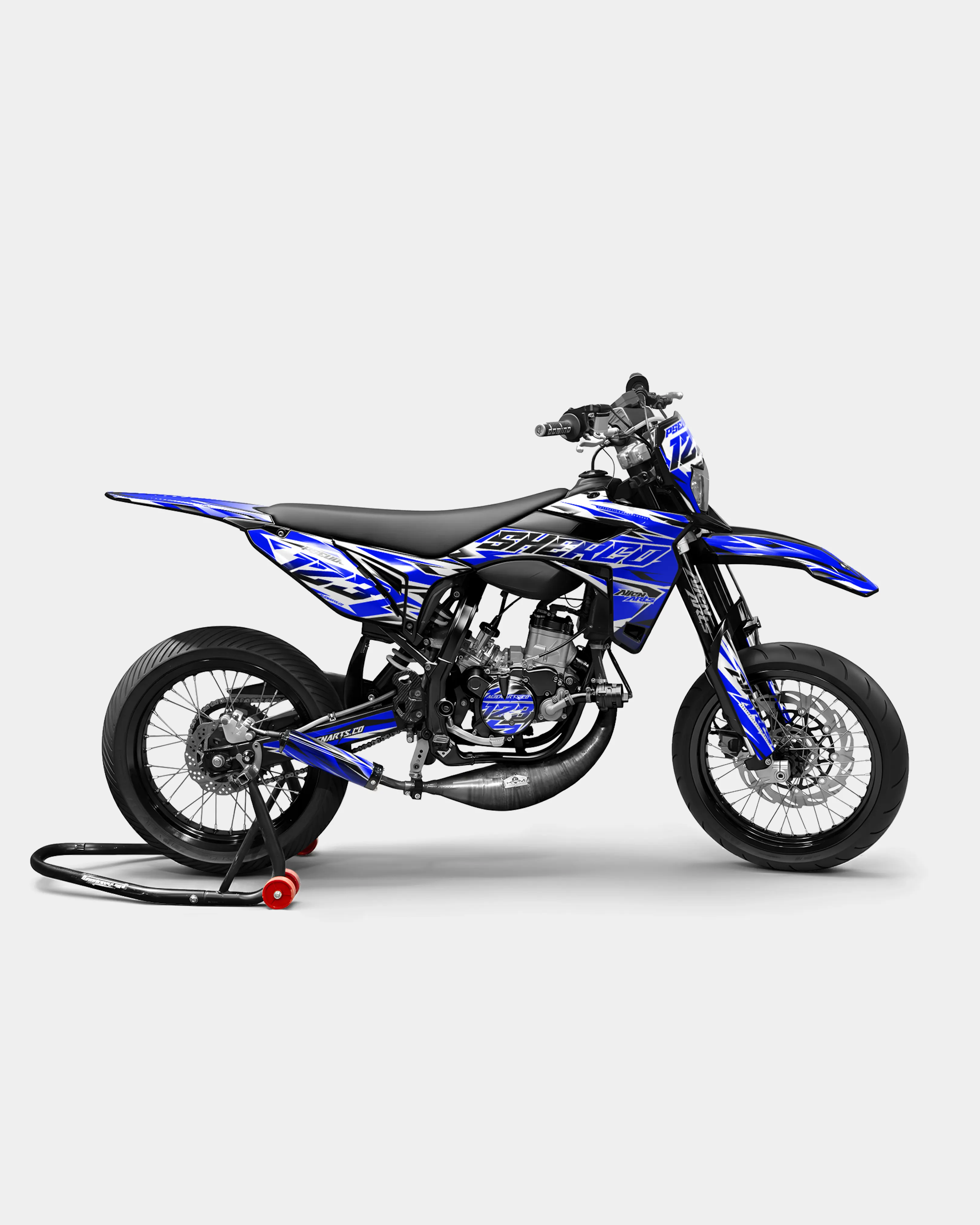 FABLE - Kit deco SHERCO 50cc - Bleu foncé