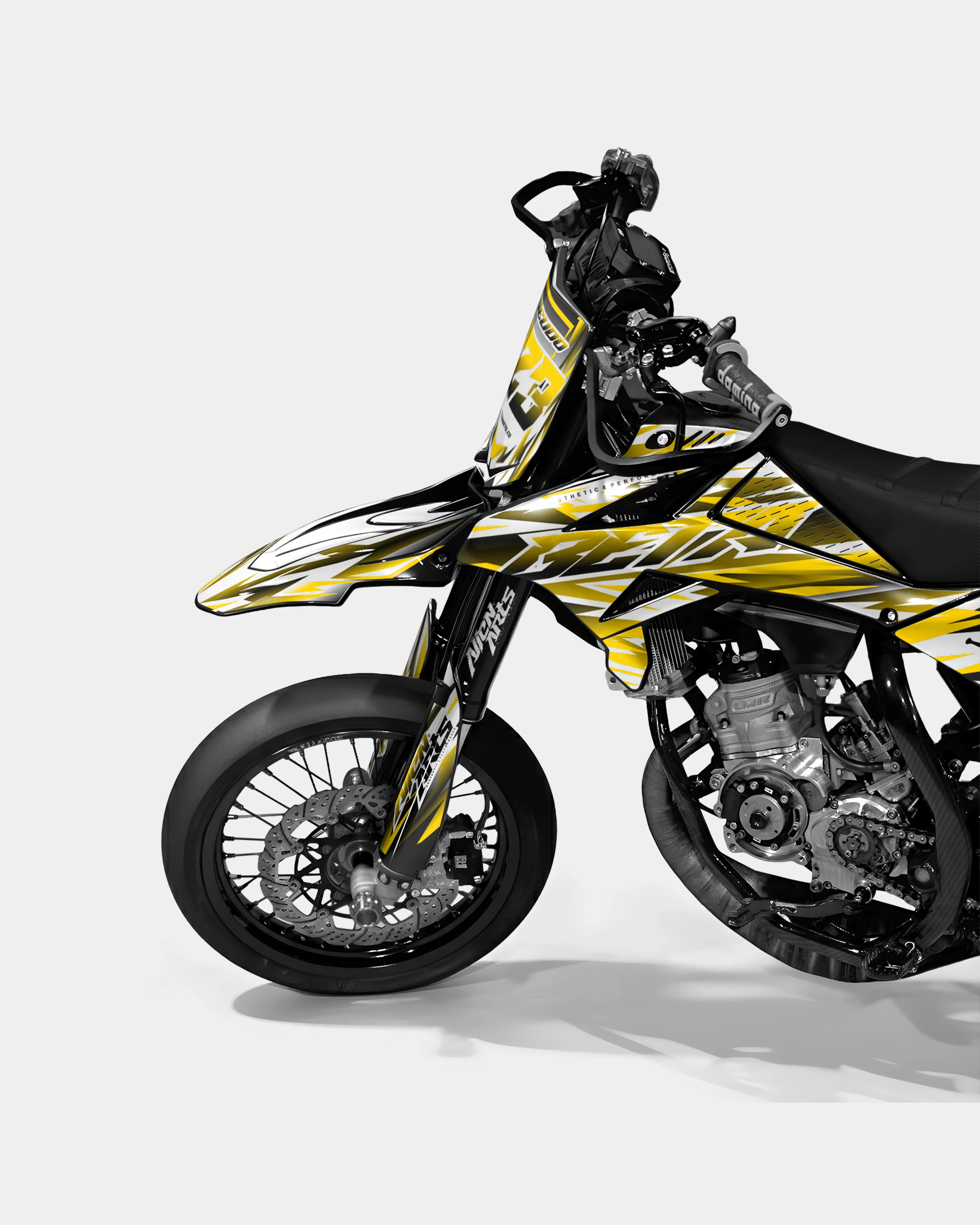 FIKA - Kit deco BETA 50cc - Jaune Foncé - Image 2