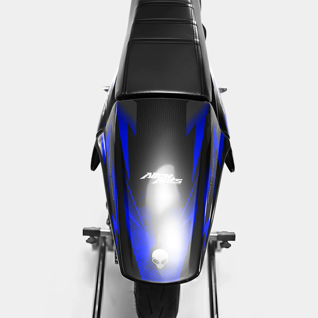 LISSE - Kit deco DERBI 50cc - Bleu Foncé - Image 3