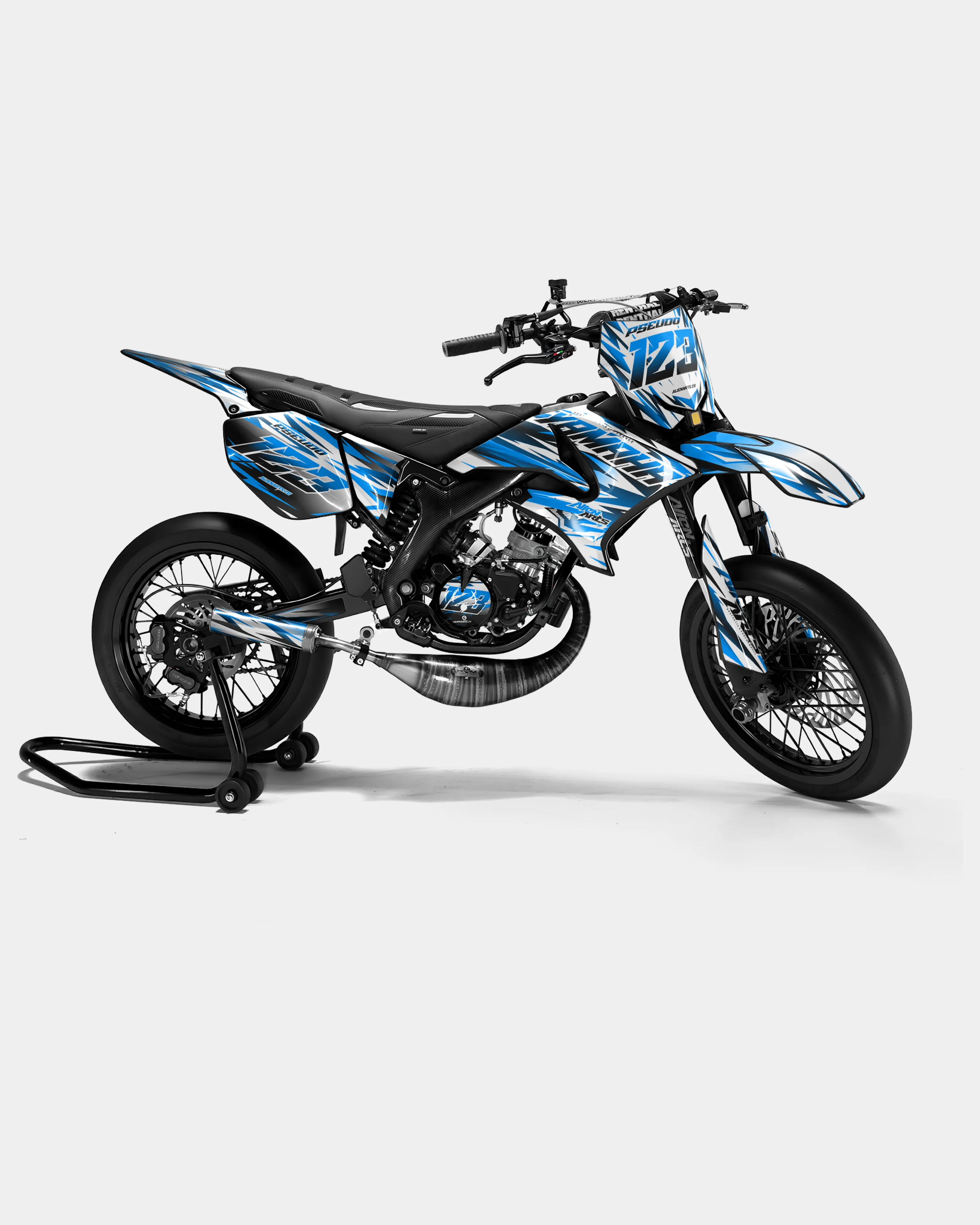 FIKA - Kit deco YAMAHA DT 50cc - Bleu