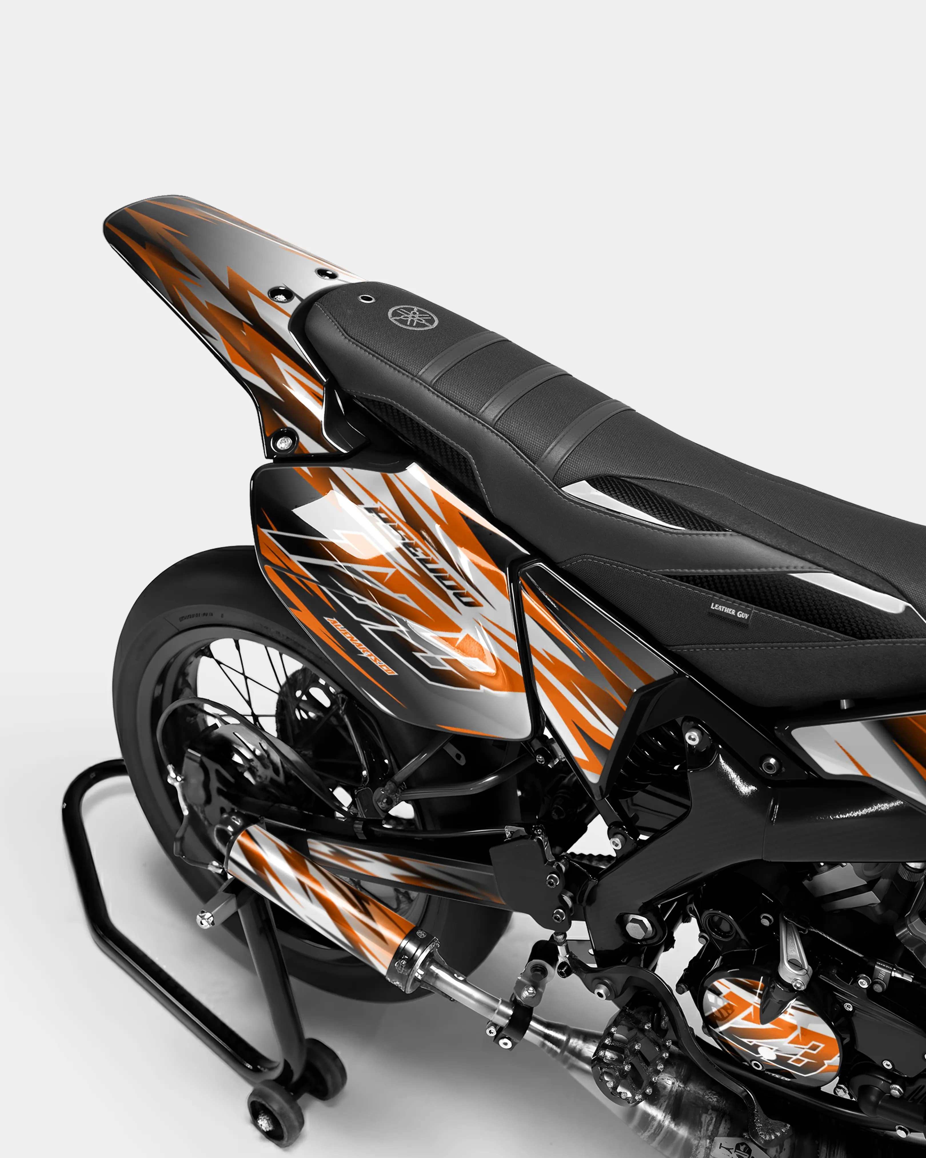 FIKA - Kit deco YAMAHA DT 50cc - Orange - Image 3