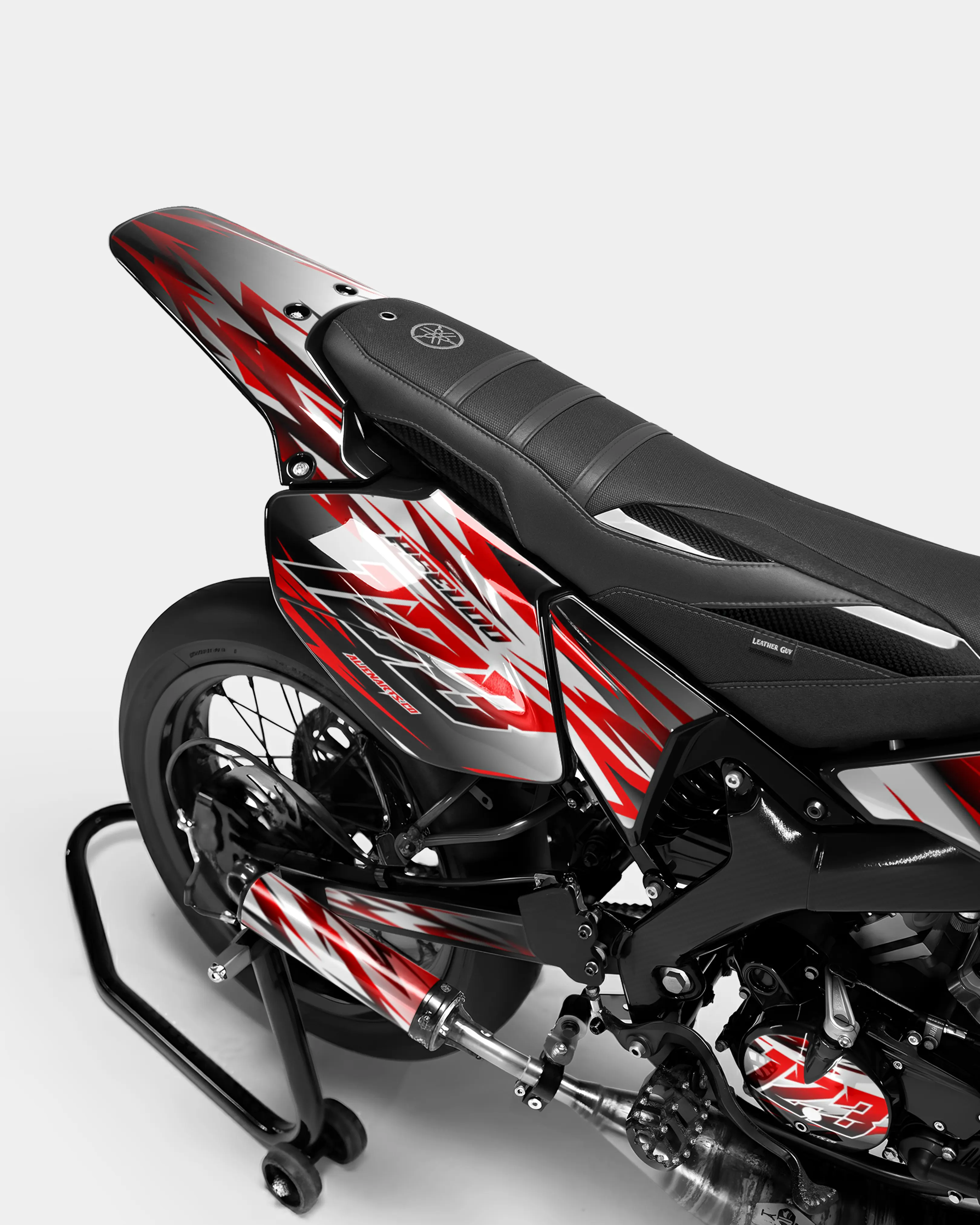FIKA - Kit deco YAMAHA DT 50cc - Rouge - Image 3