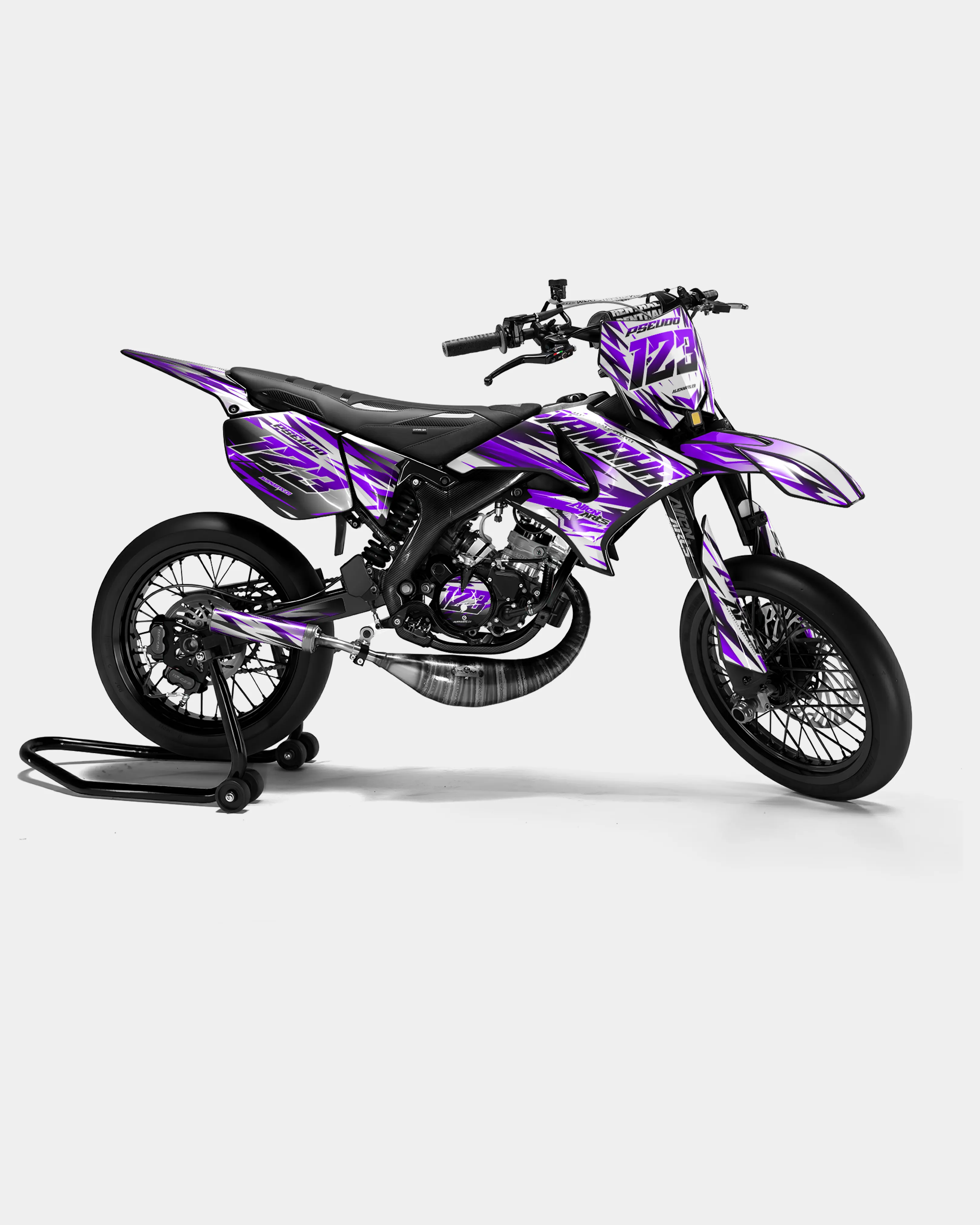 FIKA - Kit deco YAMAHA DT 50cc - Violet