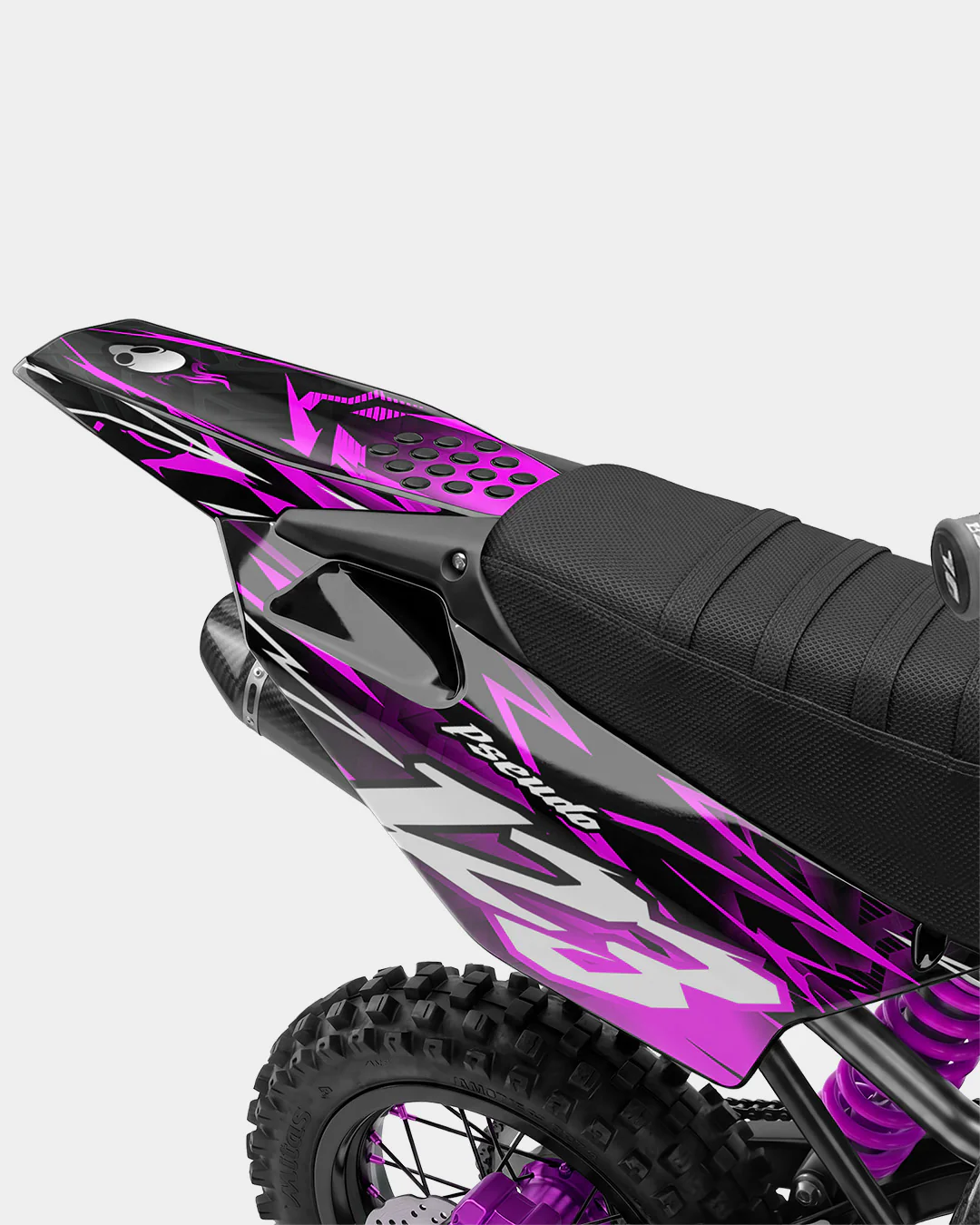 KULOT - Kit Déco Dirt Bike Semi-Personnalisable - Rose - Image 3