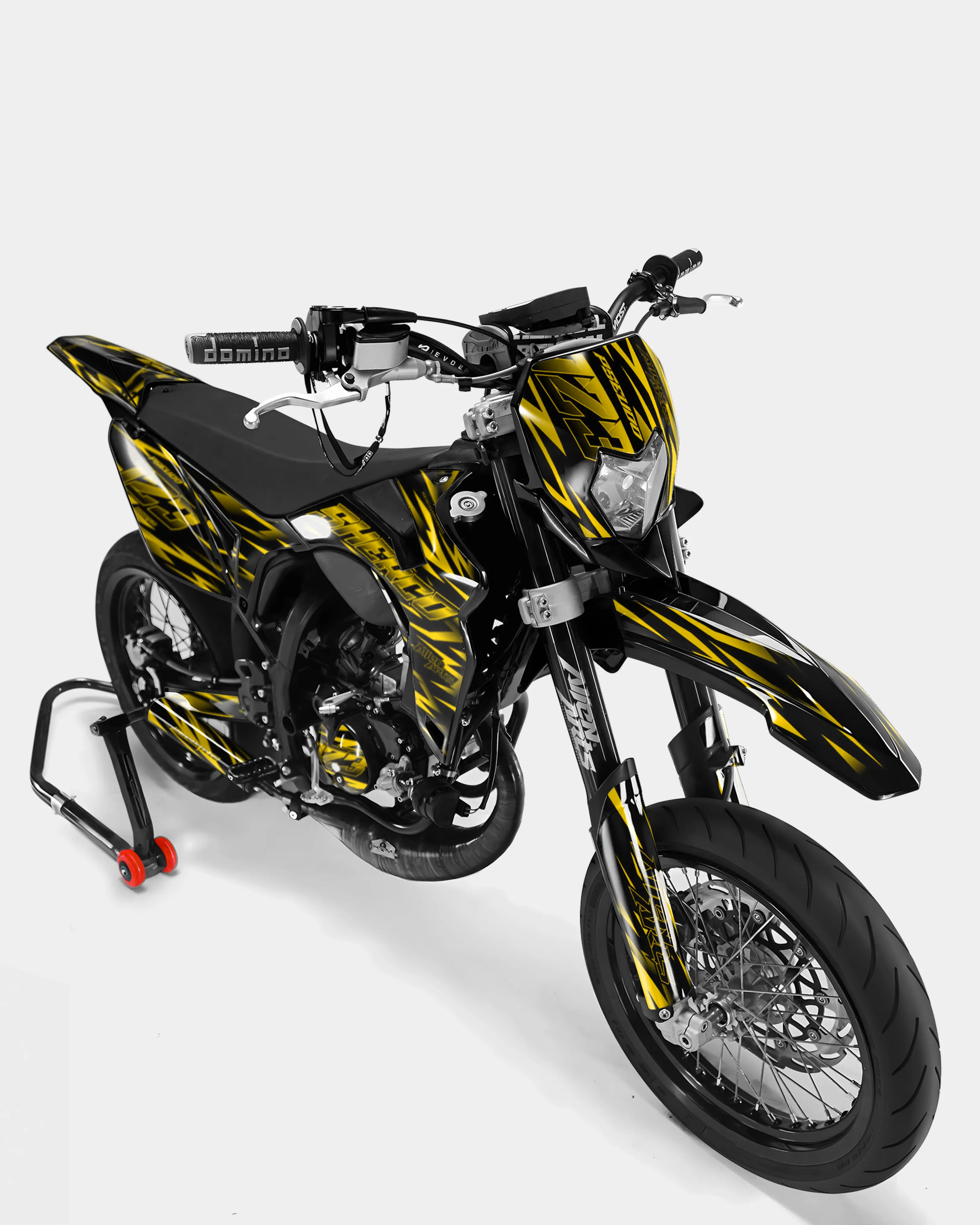 LIEN- Kit deco SHERCO 50cc - Jaune foncé - Image 2