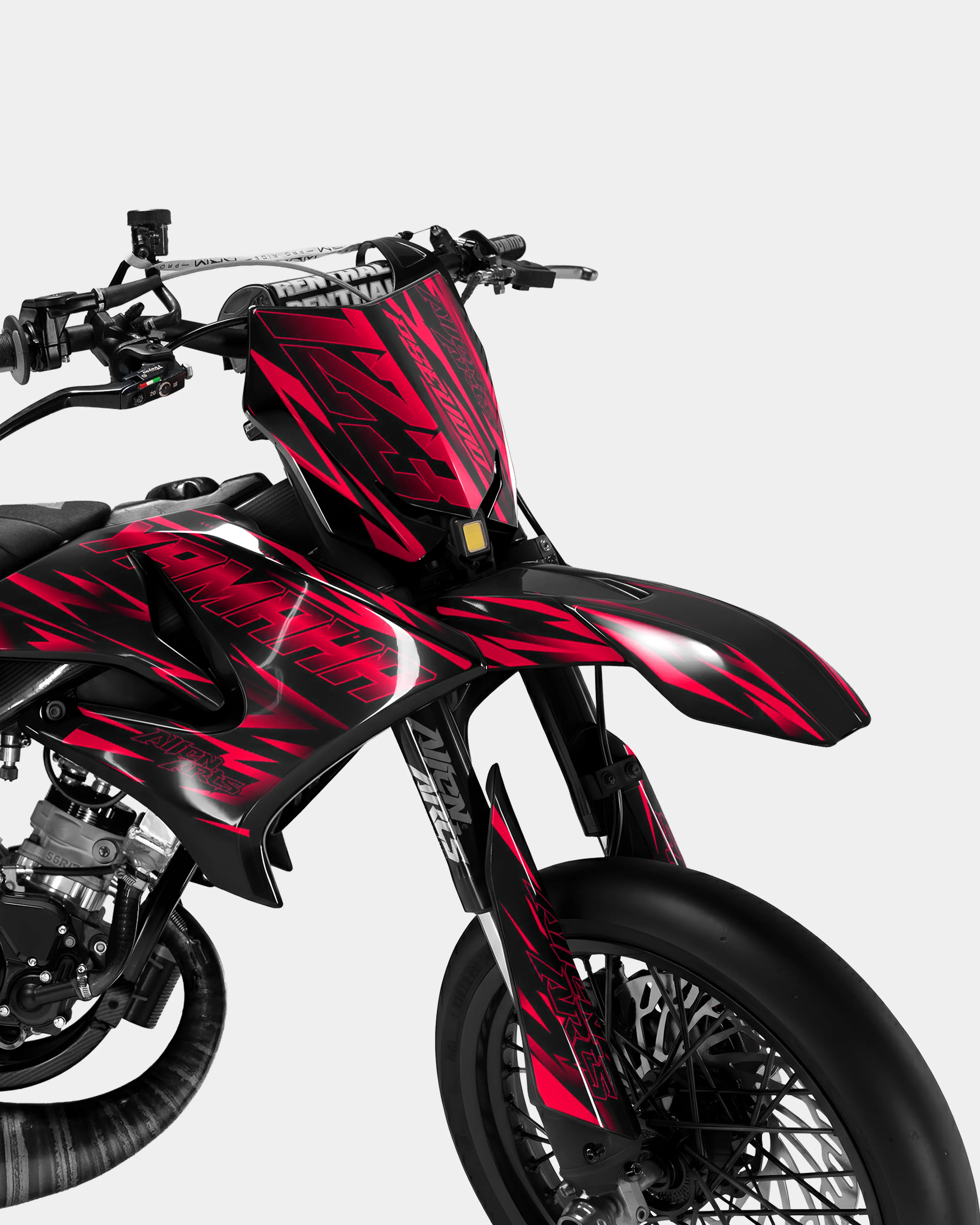 LIEN - Kit deco YAMAHA DT 50cc - Rouge - Image 2