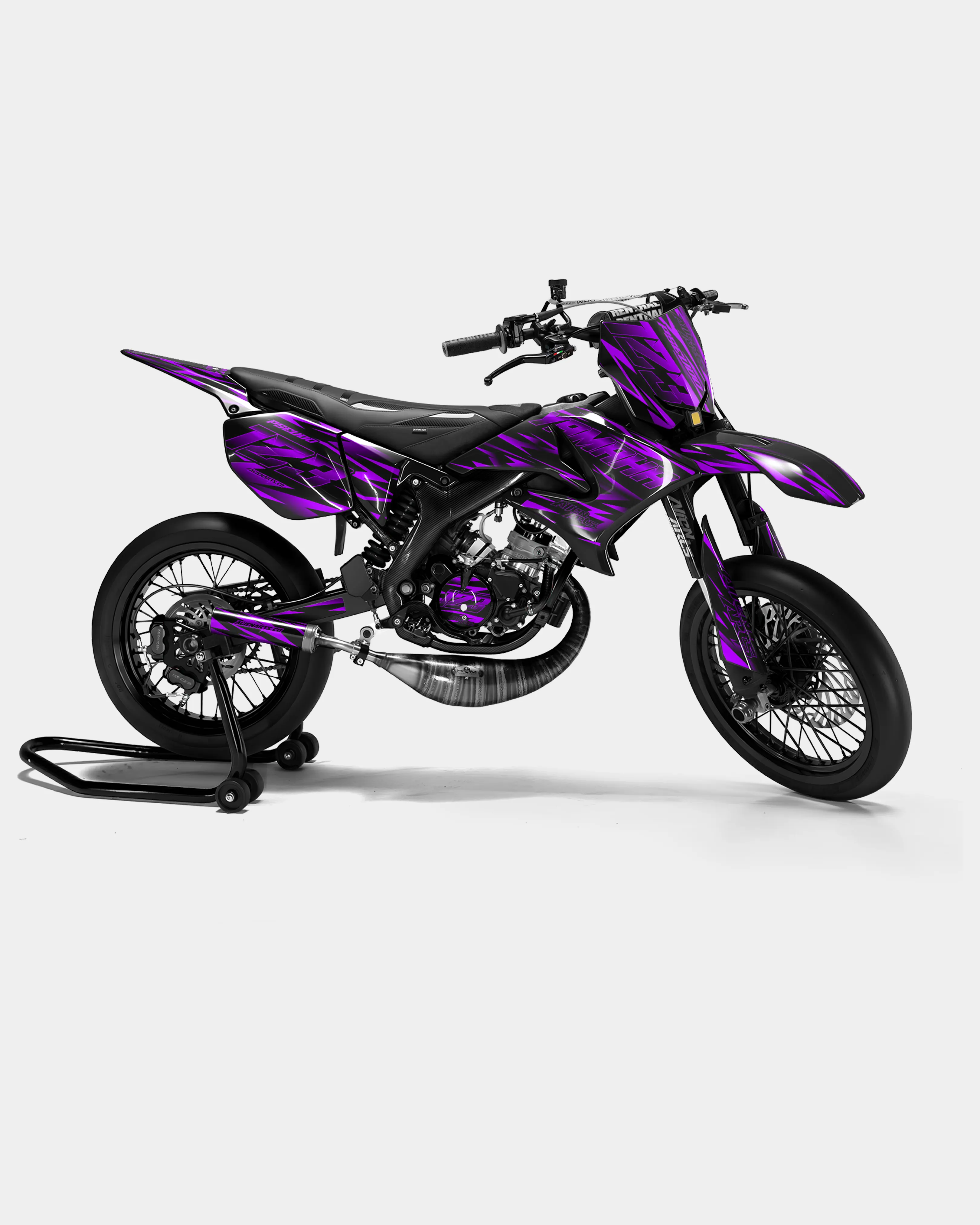 LIEN - Kit deco YAMAHA DT 50cc - Violet