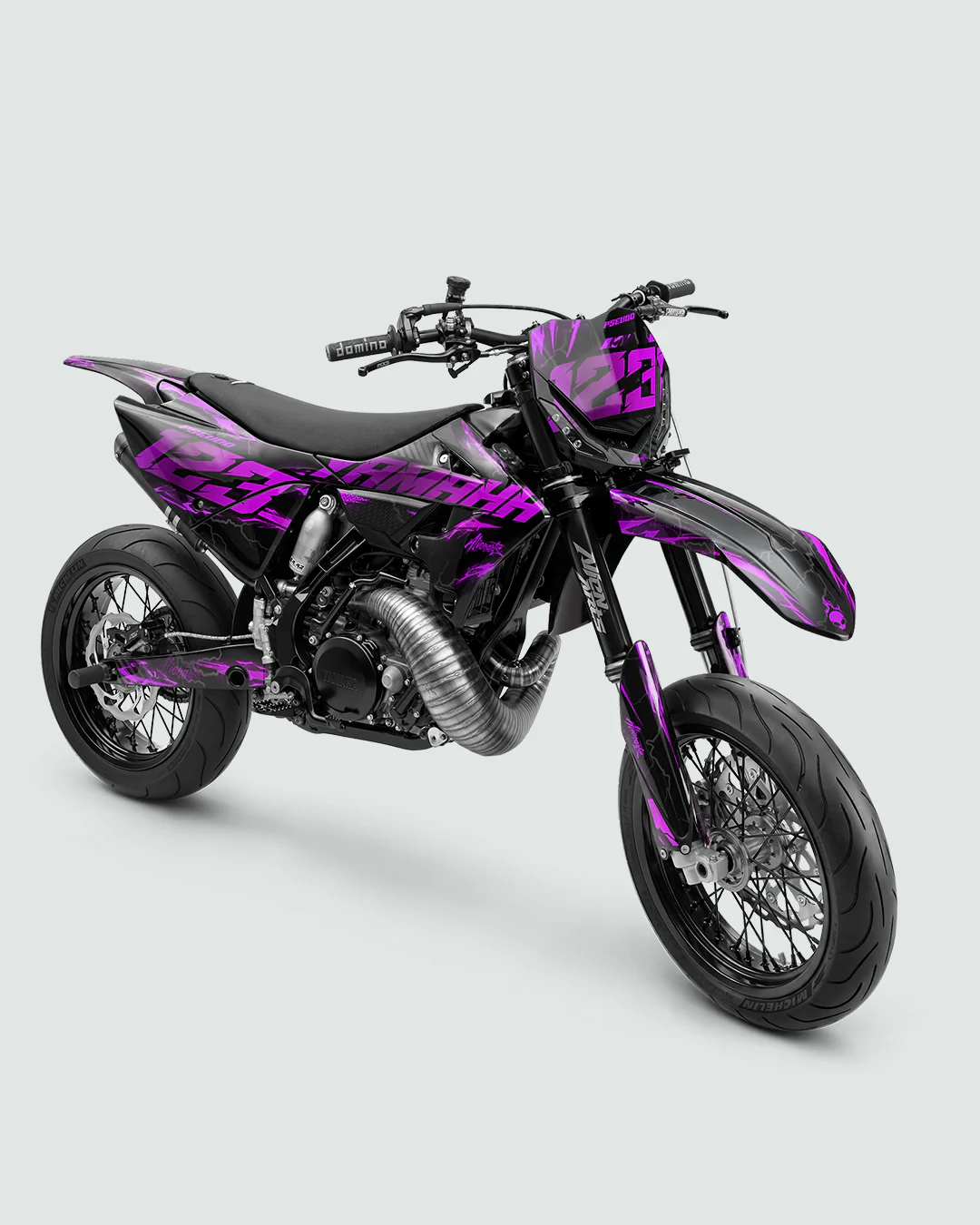 LIGHNX - Kit Déco Supermotard Semi-Personnalisable - Rose
