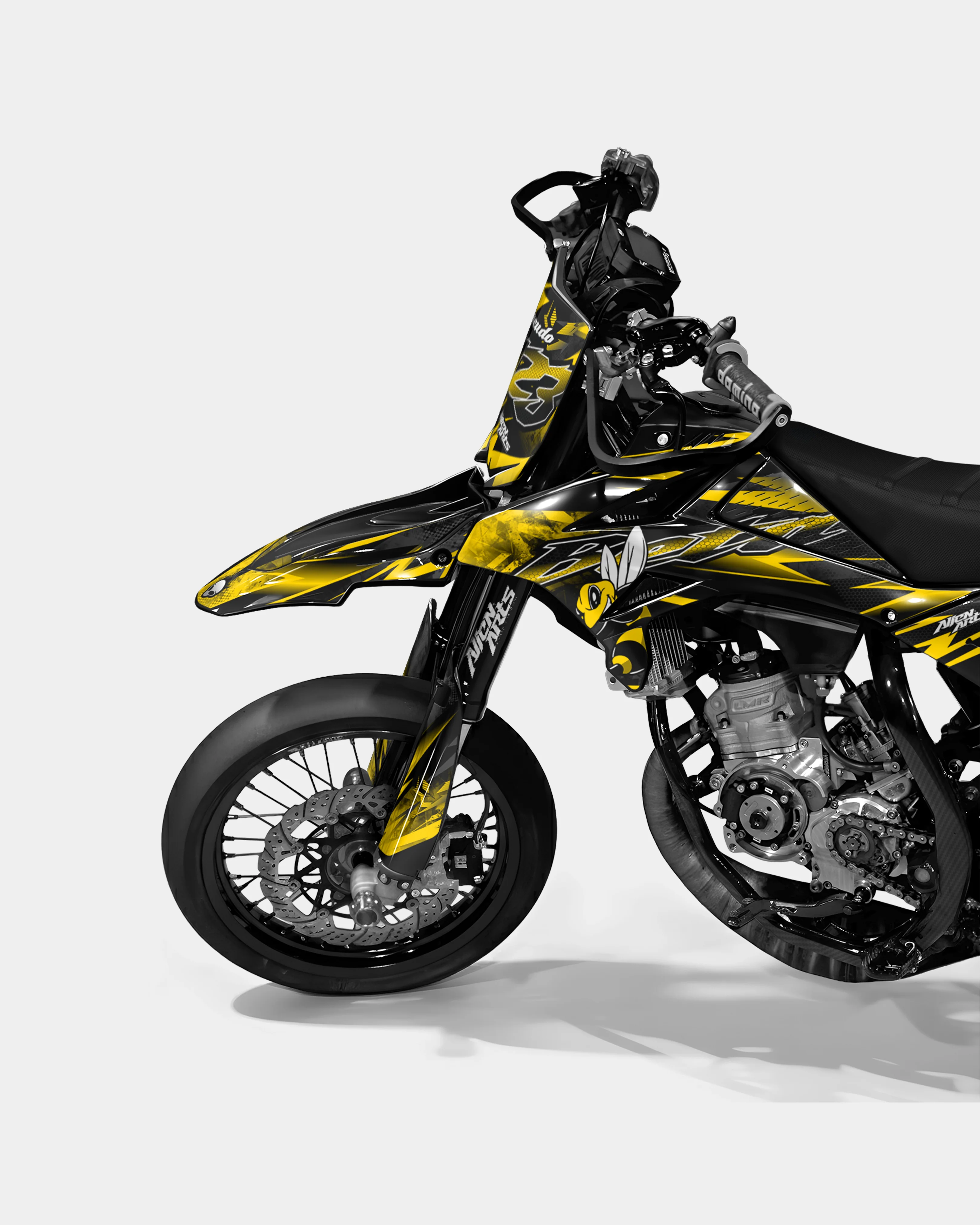 LISSE - Kit deco BETA 50cc - Jaune Foncé - Image 2