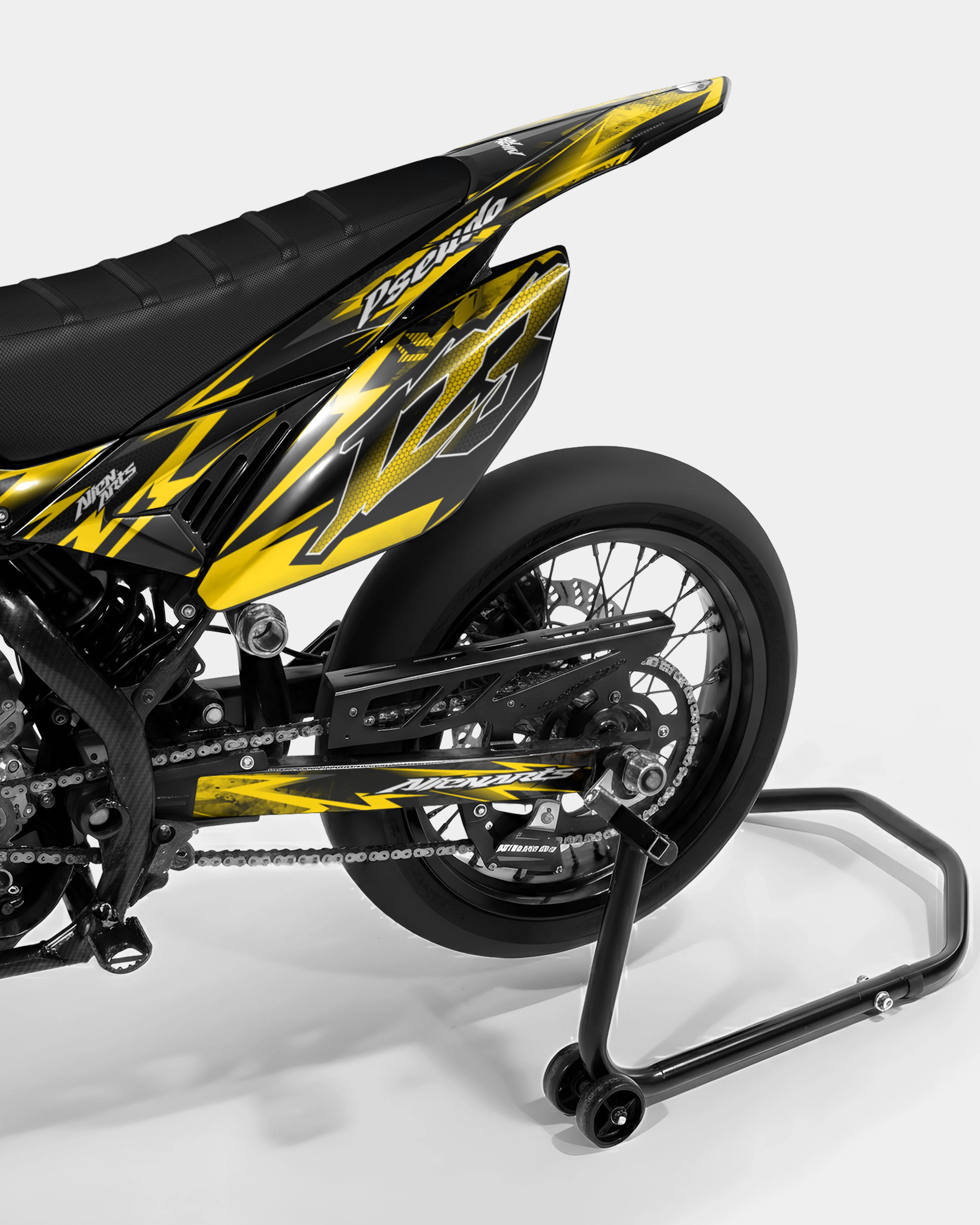 LISSE - Kit deco BETA 50cc - Jaune Foncé - Image 3