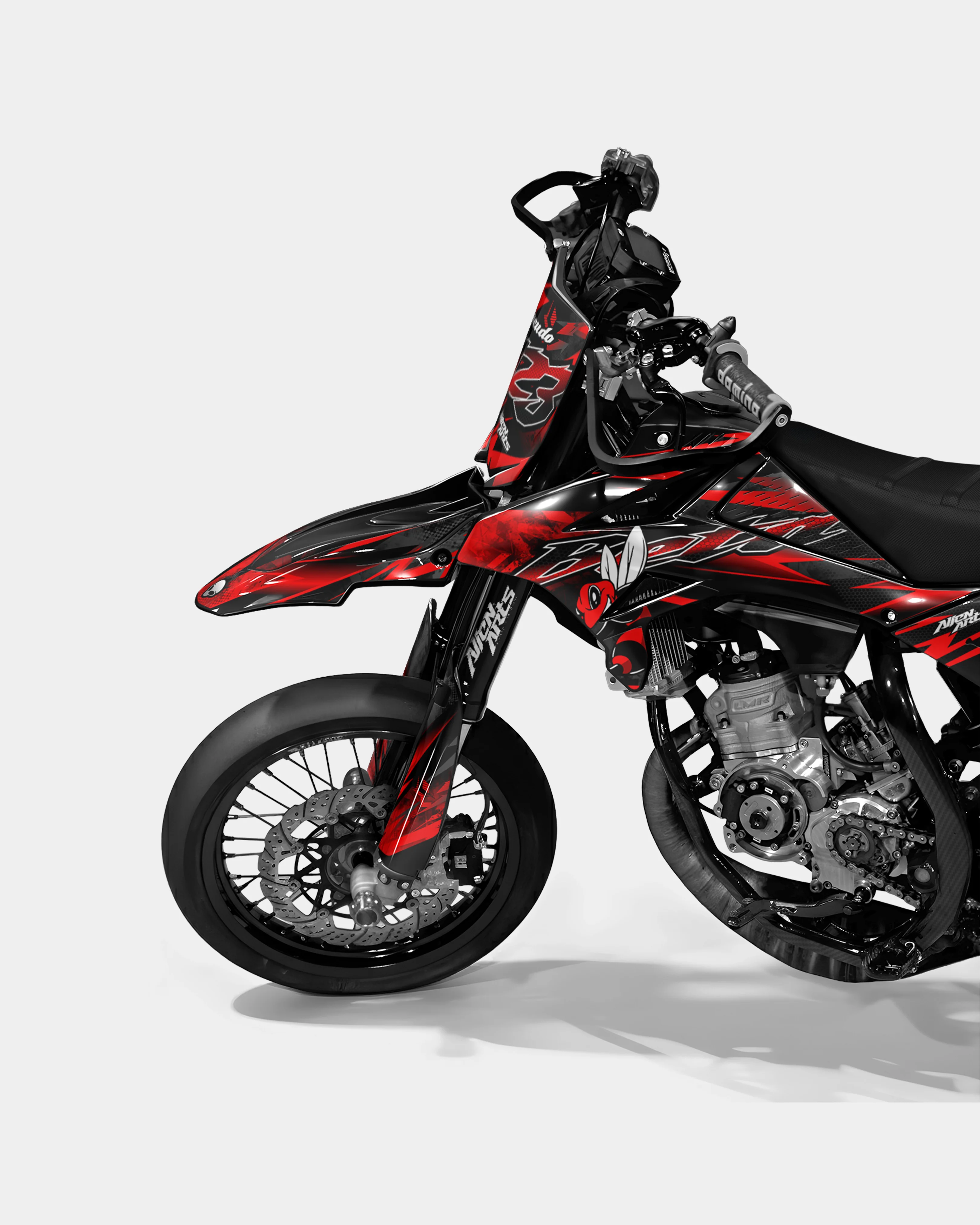 LISSE - Kit deco BETA 50cc - Rouge - Image 2