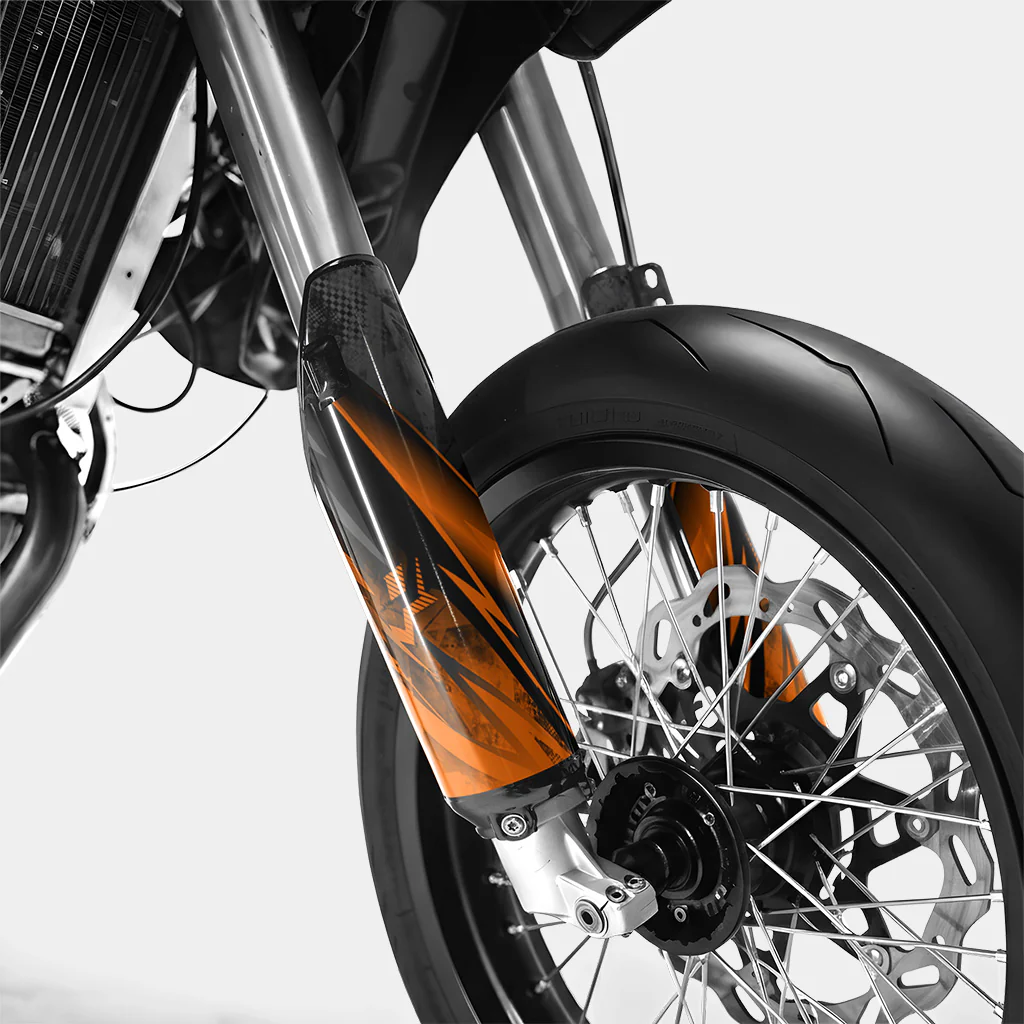 LISSE - Kit deco DERBI 50cc - Orange - Image 4