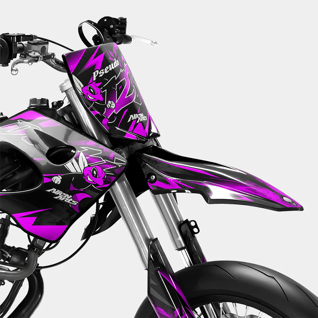 LISSE - Kit deco DERBI 50cc - Rose - Image 2
