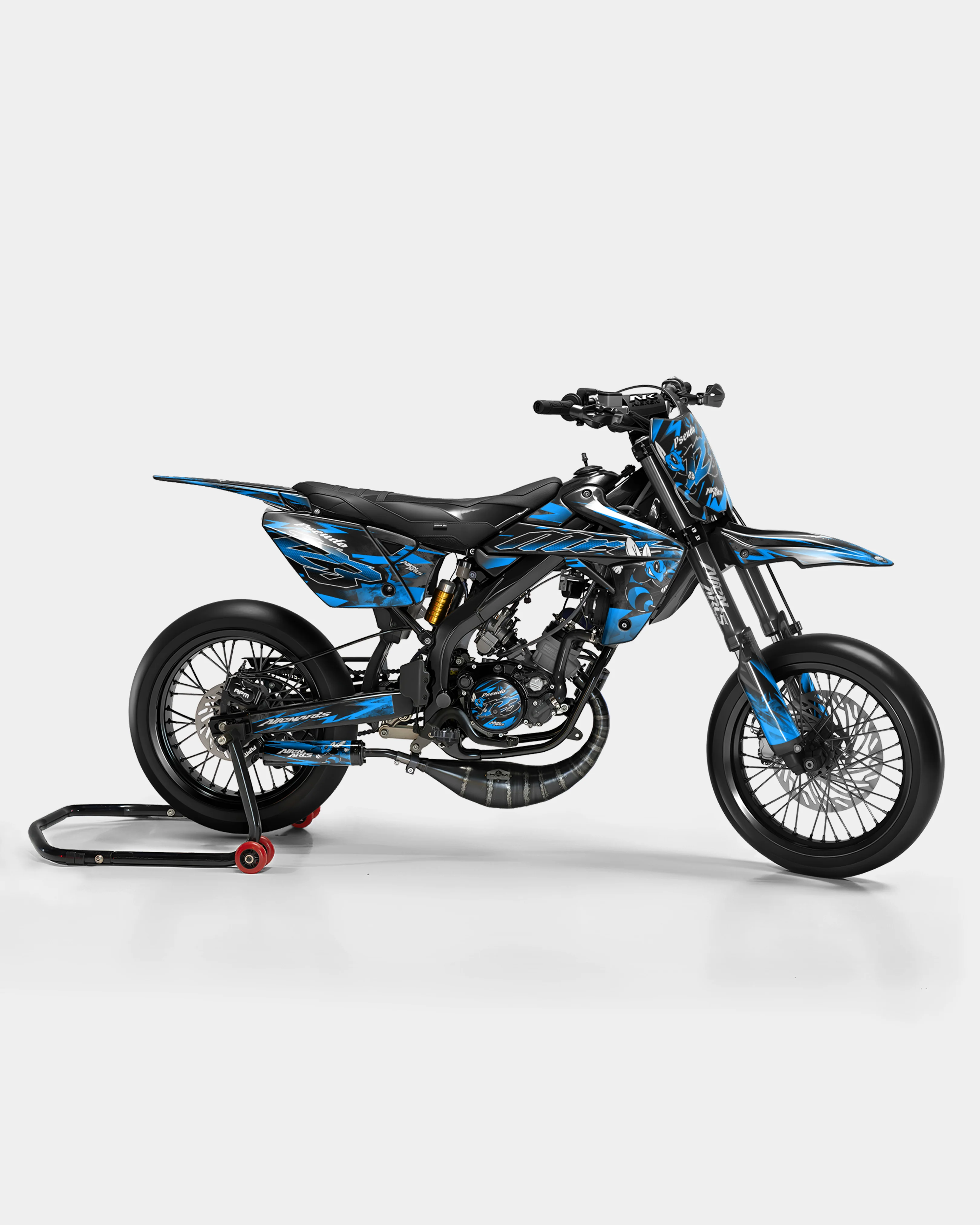 LISSE - Kit deco RIEJU 50cc - Bleu