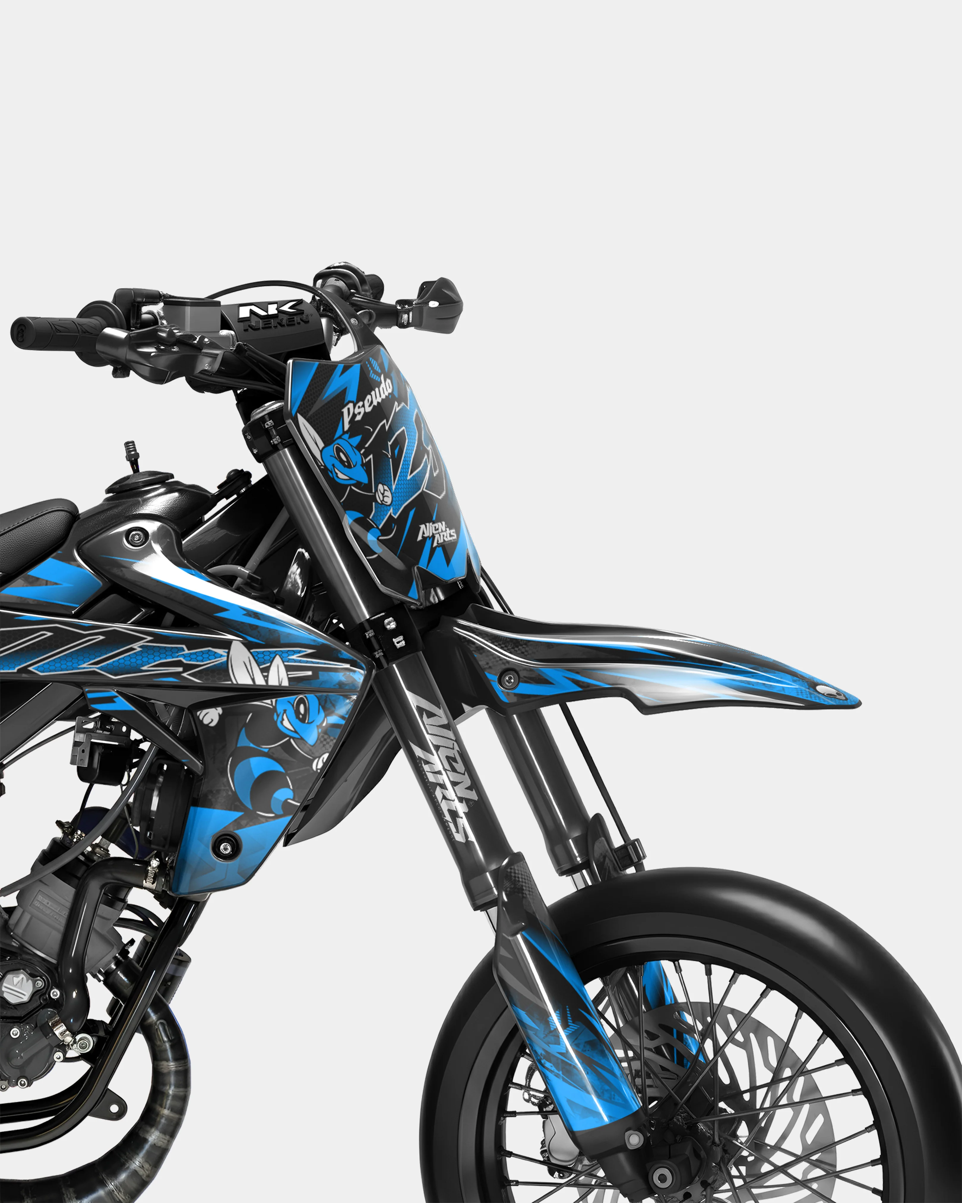 LISSE - Kit deco RIEJU 50cc - Bleu - Image 2