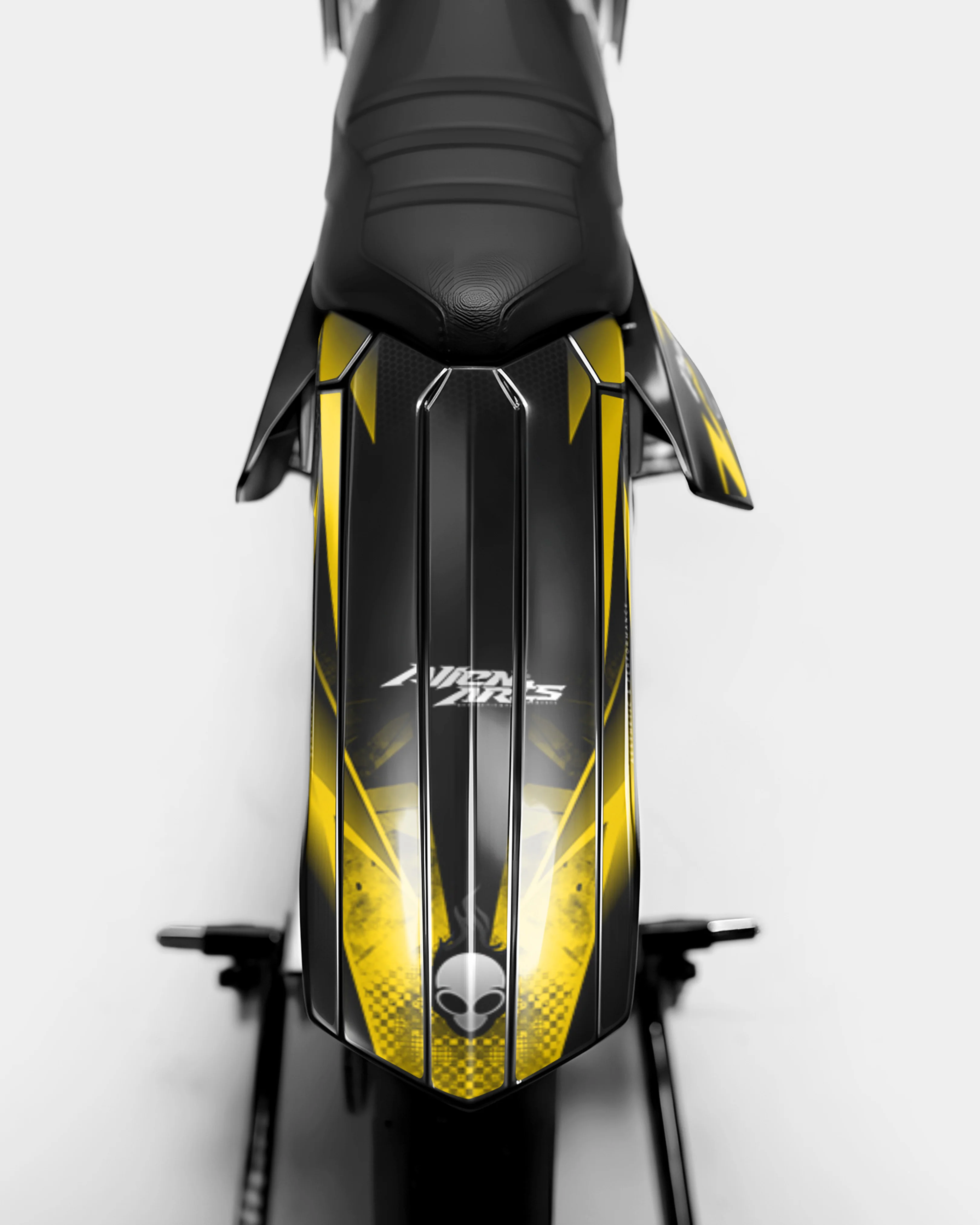 LISSE - Kit deco RIEJU 50cc - Jaune Foncé - Image 3