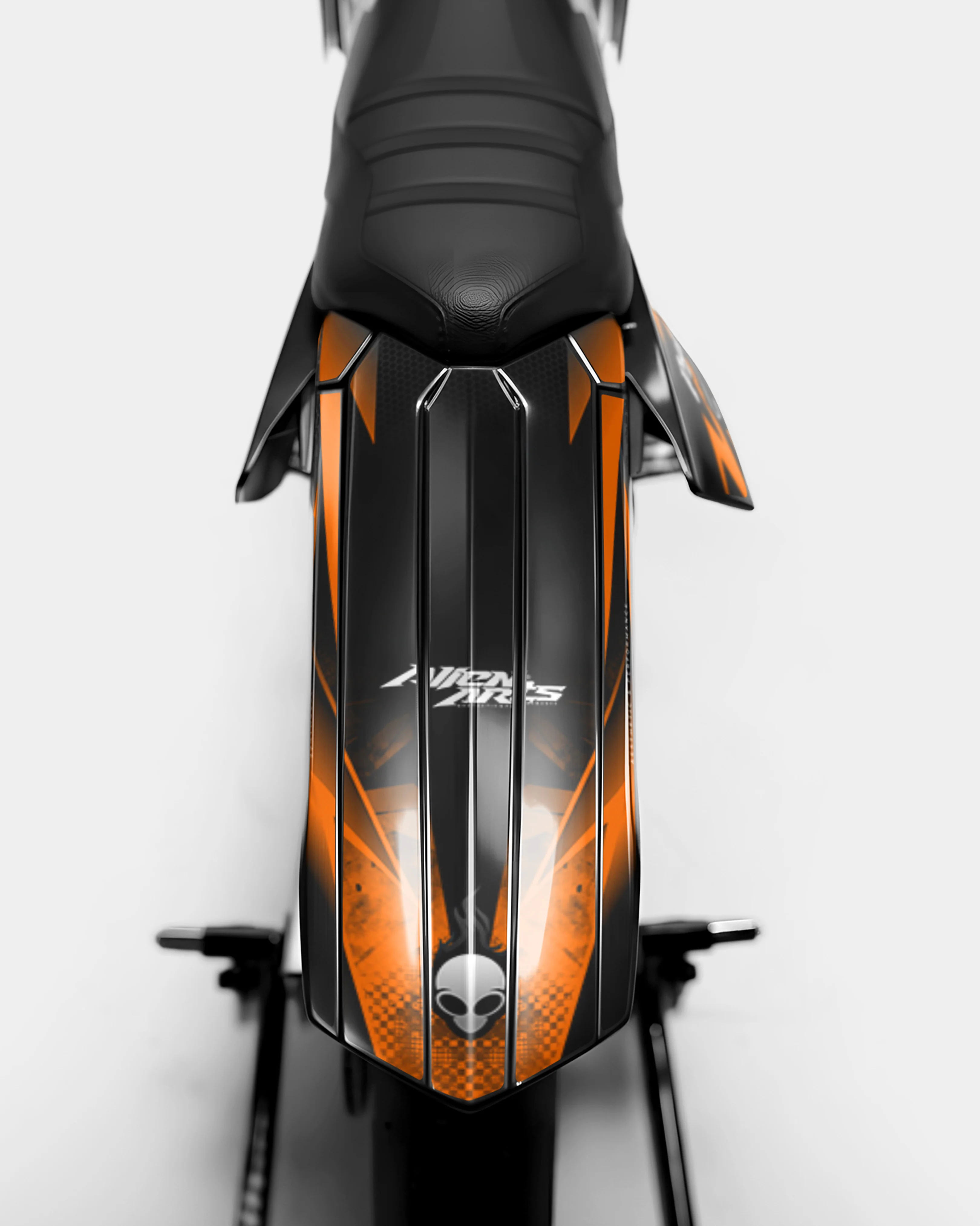LISSE - Kit deco RIEJU 50cc - Orange - Image 3