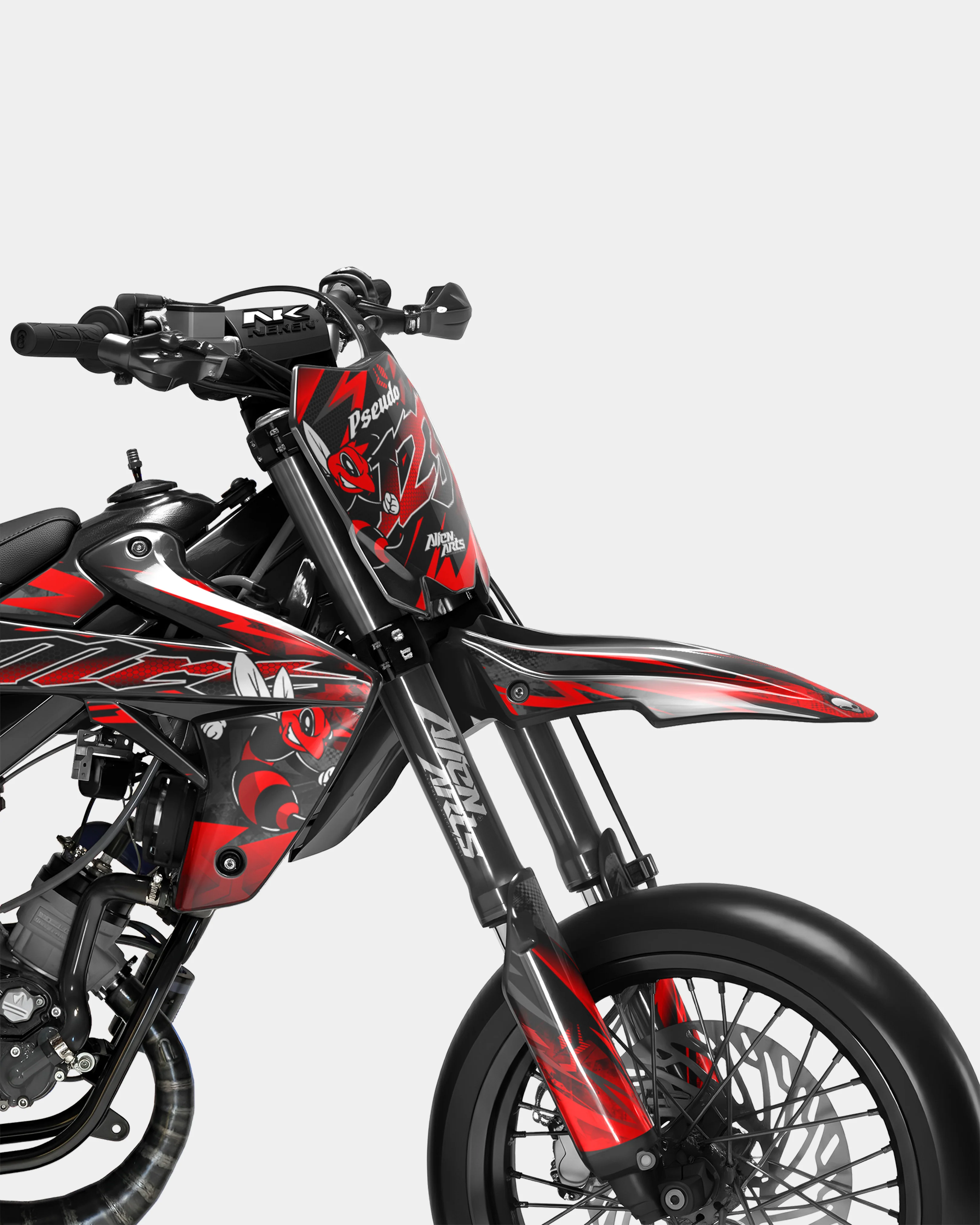 LISSE - Kit deco RIEJU 50cc - Rouge - Image 2