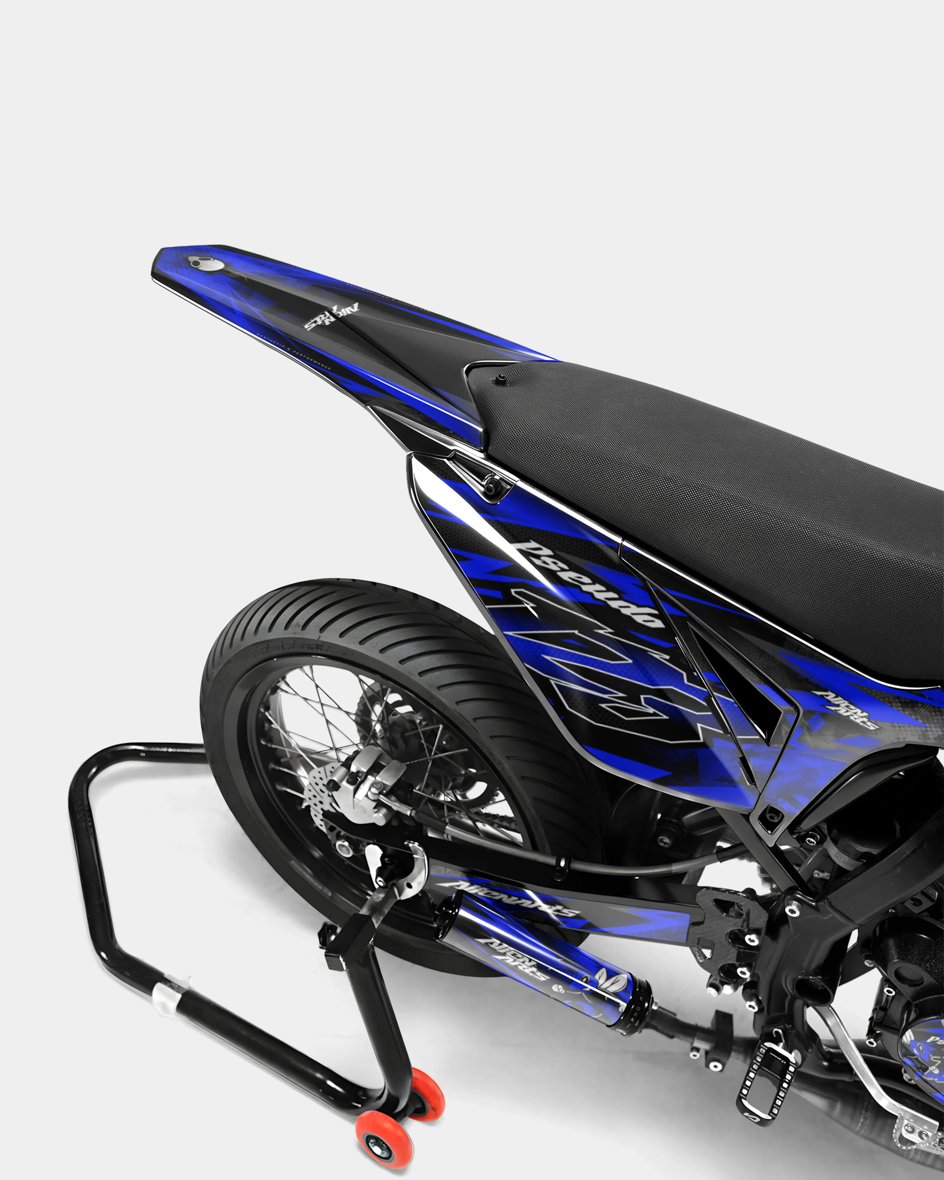 LISSE- Kit deco SHERCO 50cc - Bleu foncé - Image 4