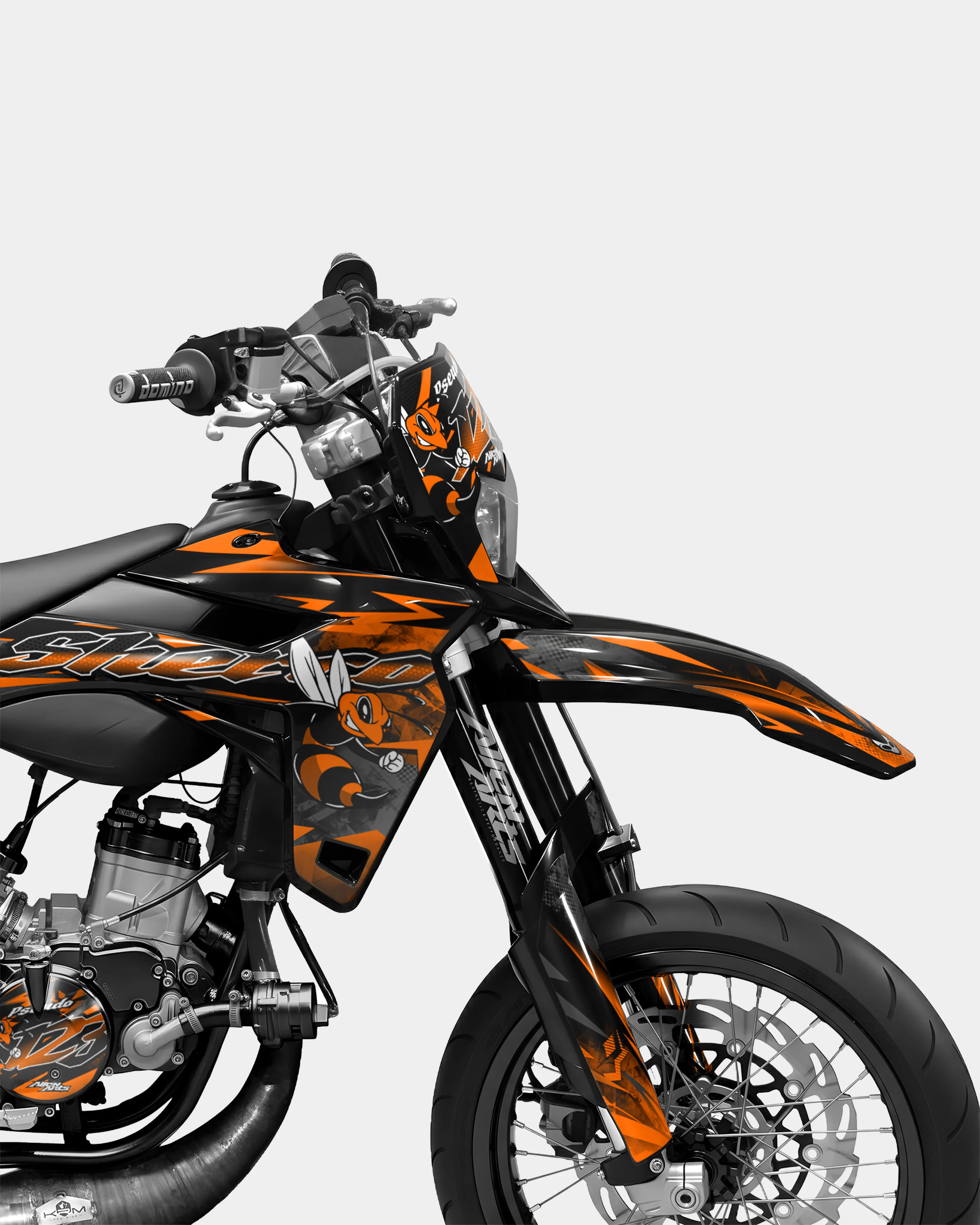LISSE- Kit deco SHERCO 50cc - Orange - Image 3