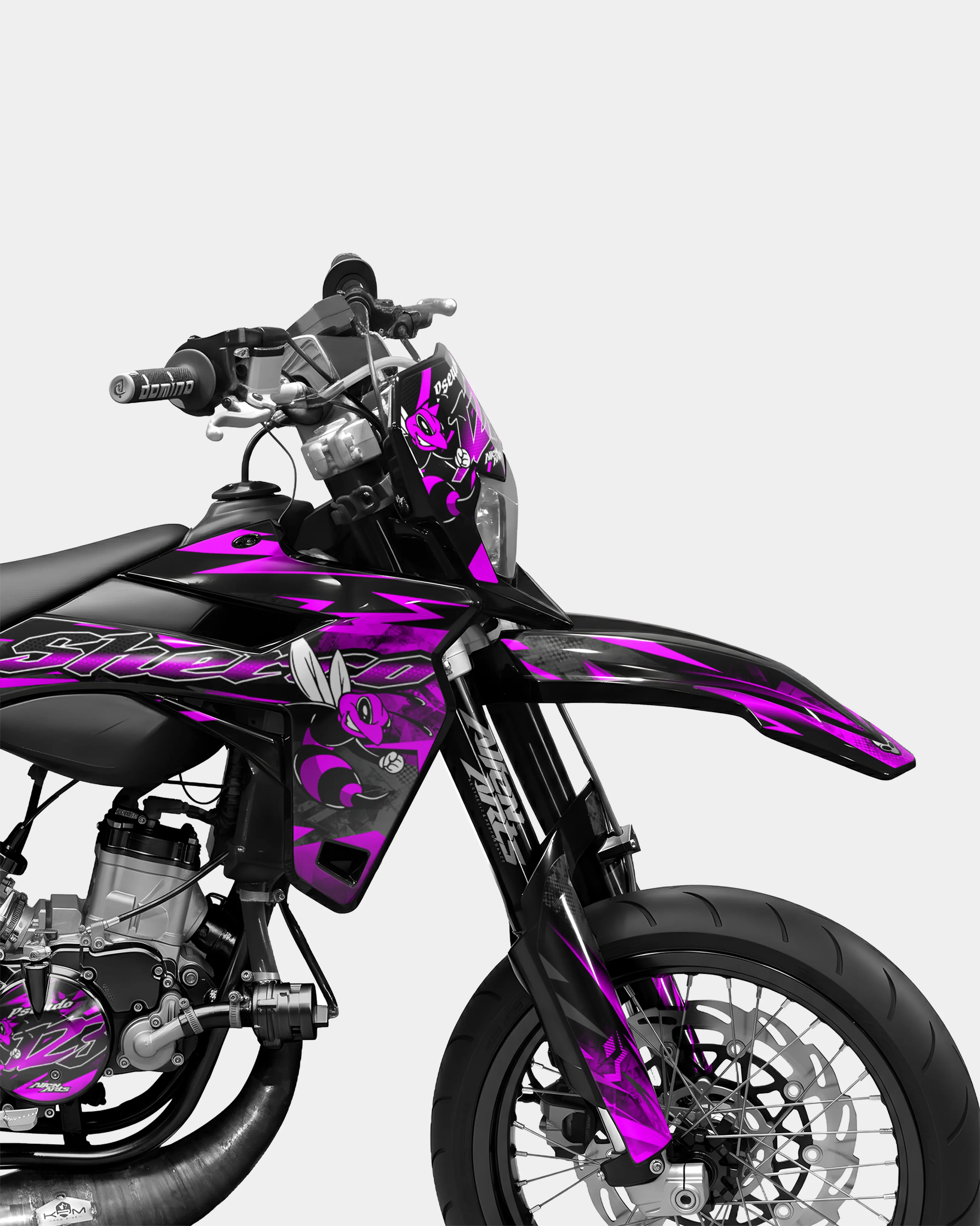 LISSE- Kit deco SHERCO 50cc - Rose - Image 3