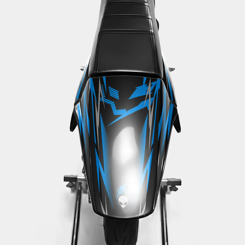 LUEUR - Kit deco DERBI 50cc - Bleu - Image 3
