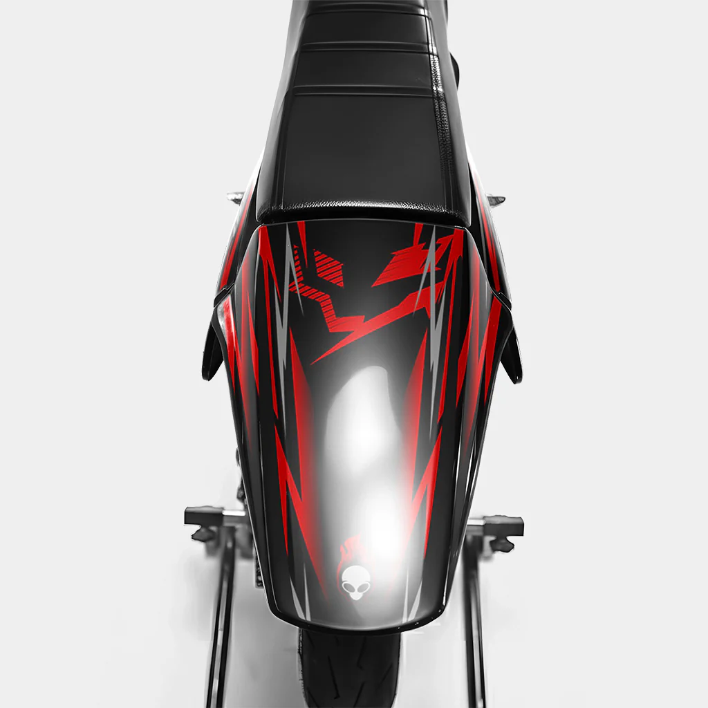 LUEUR - Kit deco DERBI 50cc - Rouge - Image 3
