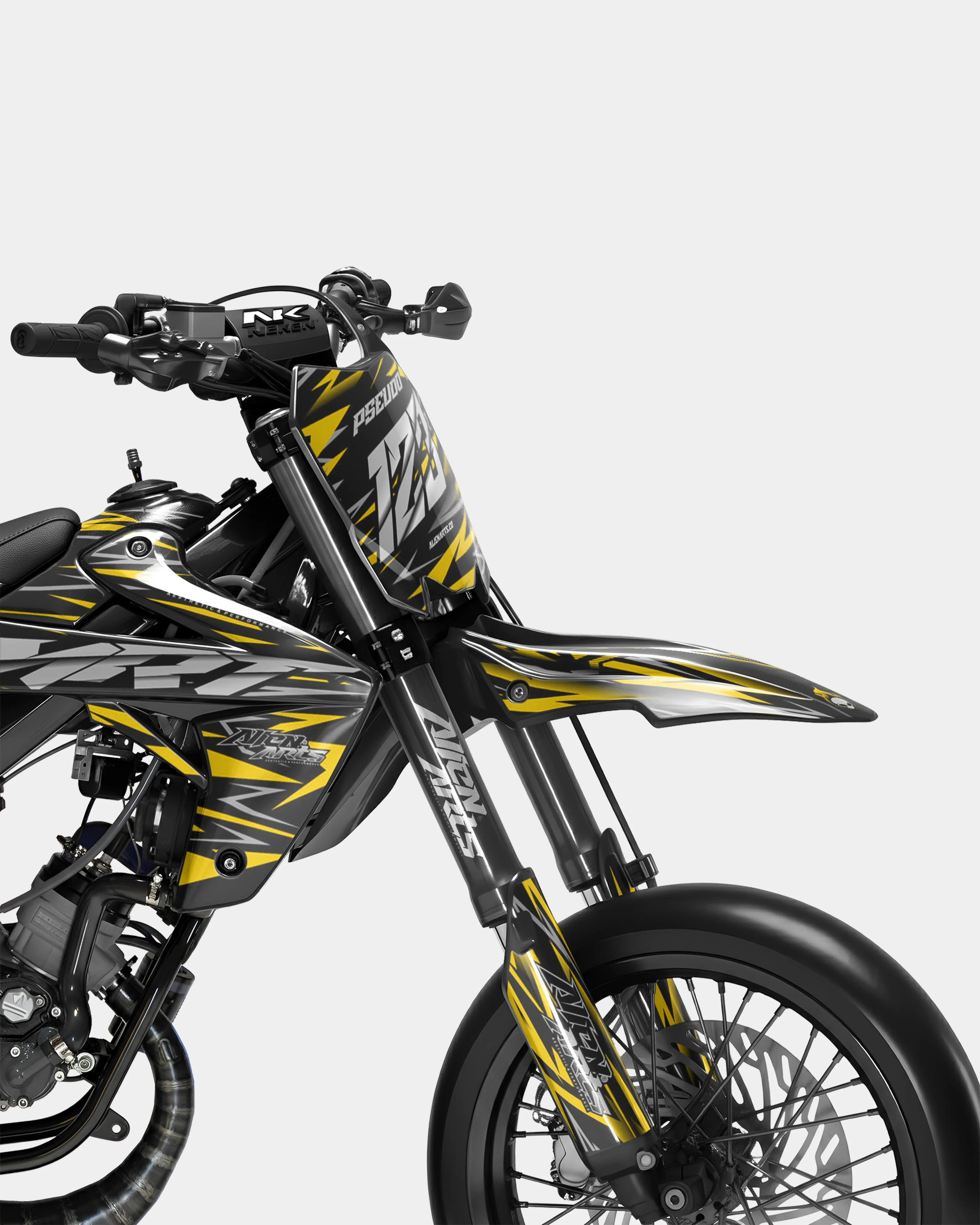 LUEUR - Kit deco RIEJU 50cc - Jaune Foncé - Image 2