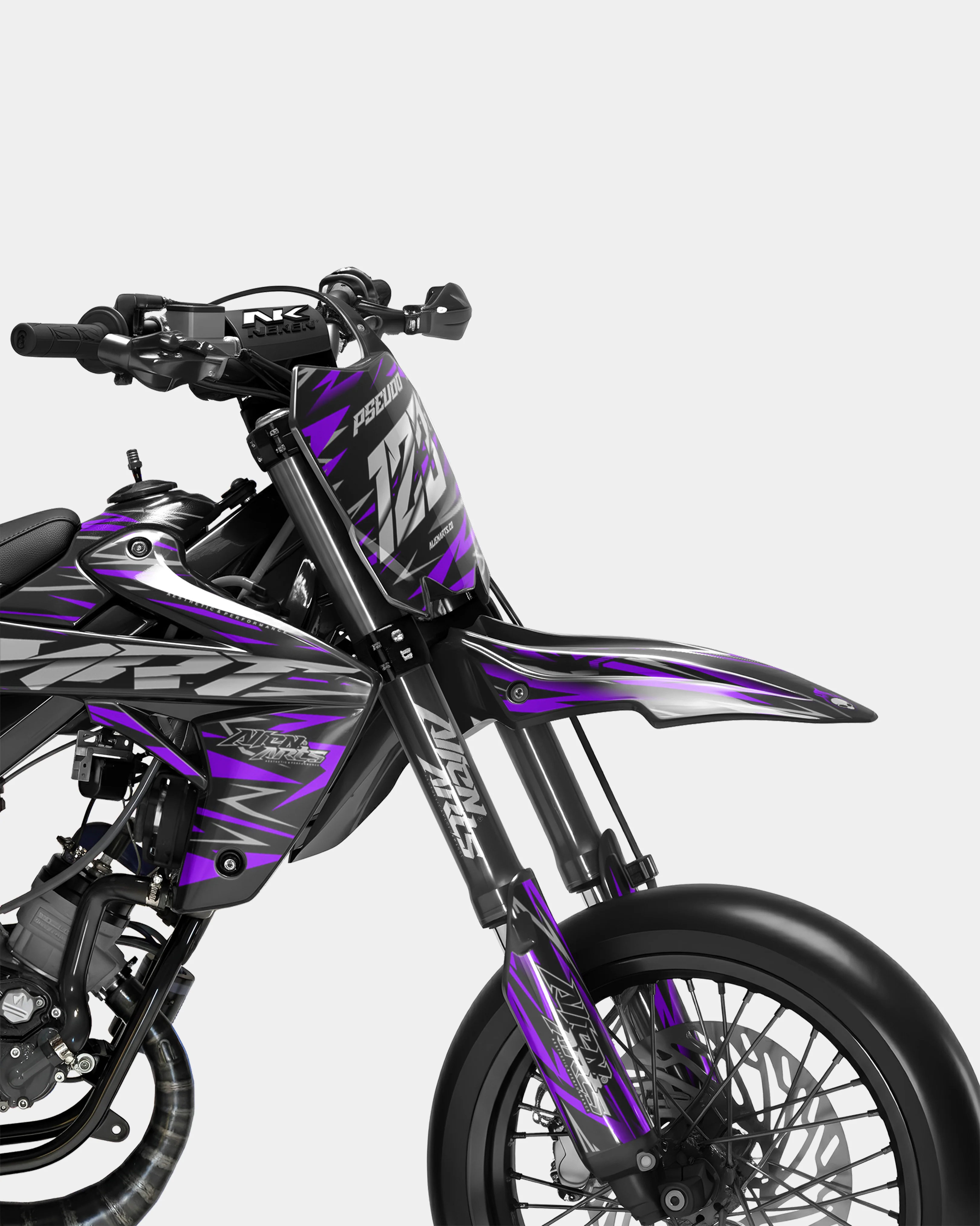 LUEUR - Kit deco RIEJU 50cc - Violet - Image 2