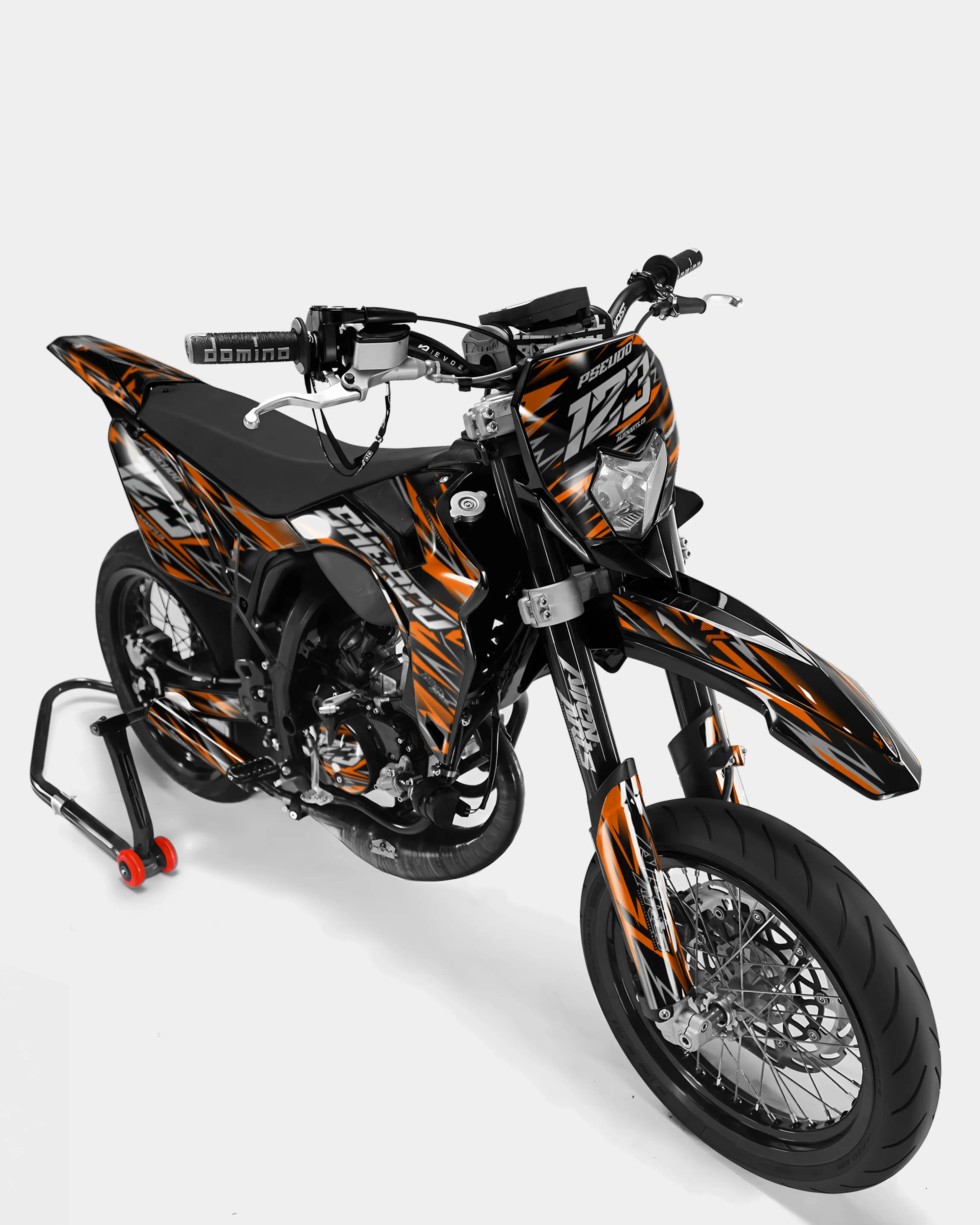 LUEUR- Kit deco SHERCO 50cc - Orange - Image 2
